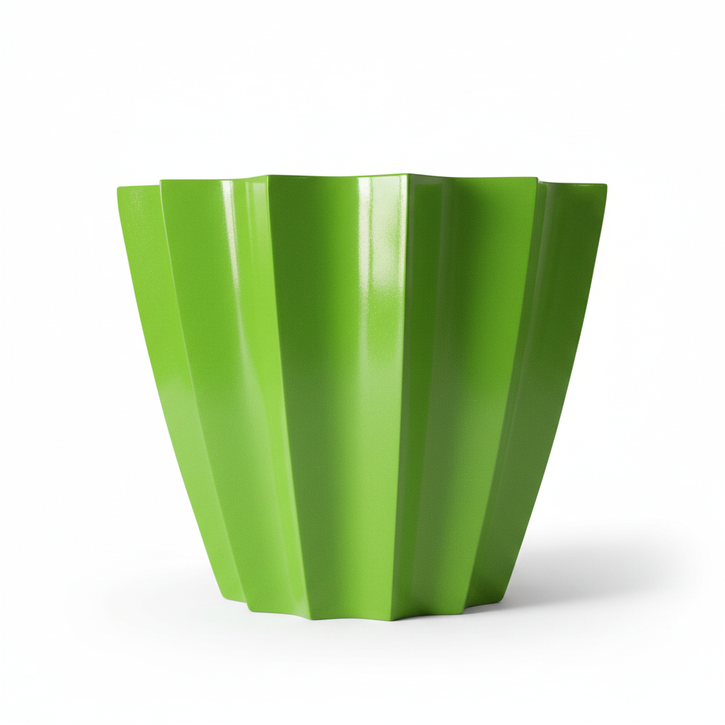 Yeşil dekoratif saksı