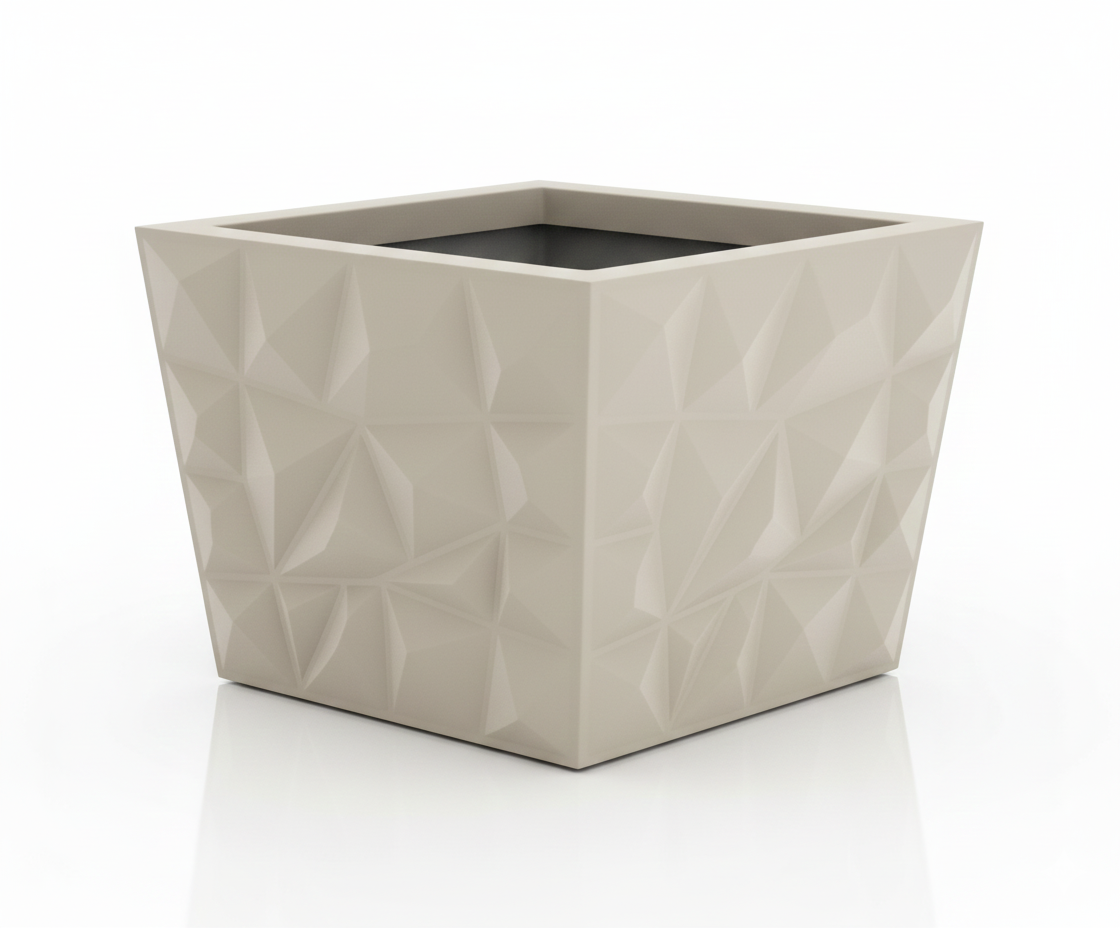 Dekoratif prizma saksı