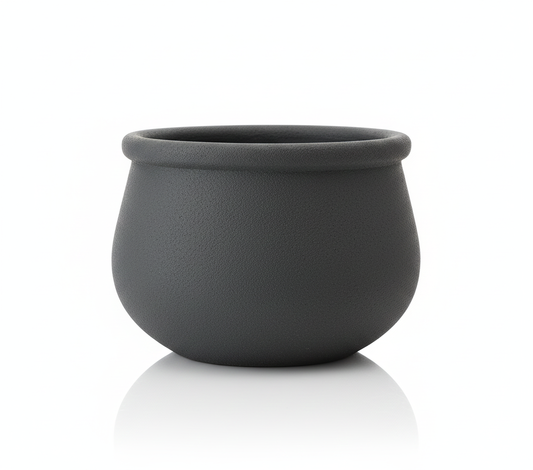 Siyah FiberGılas Saksı