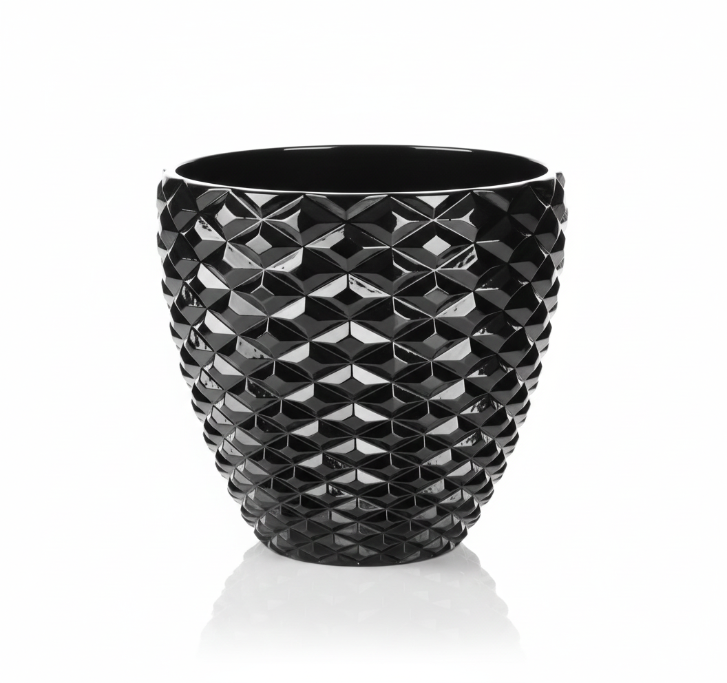 Siyah Dekoratif Saksı