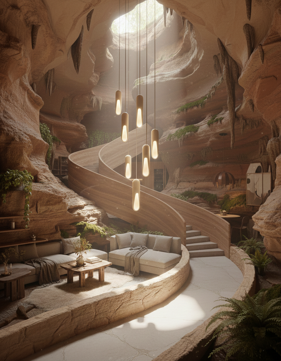 Modern sarkıt lamba