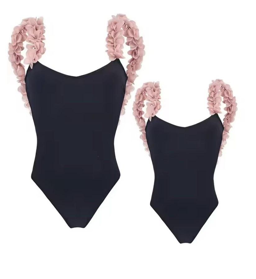 Matching Mother-Daughter Swimsuits