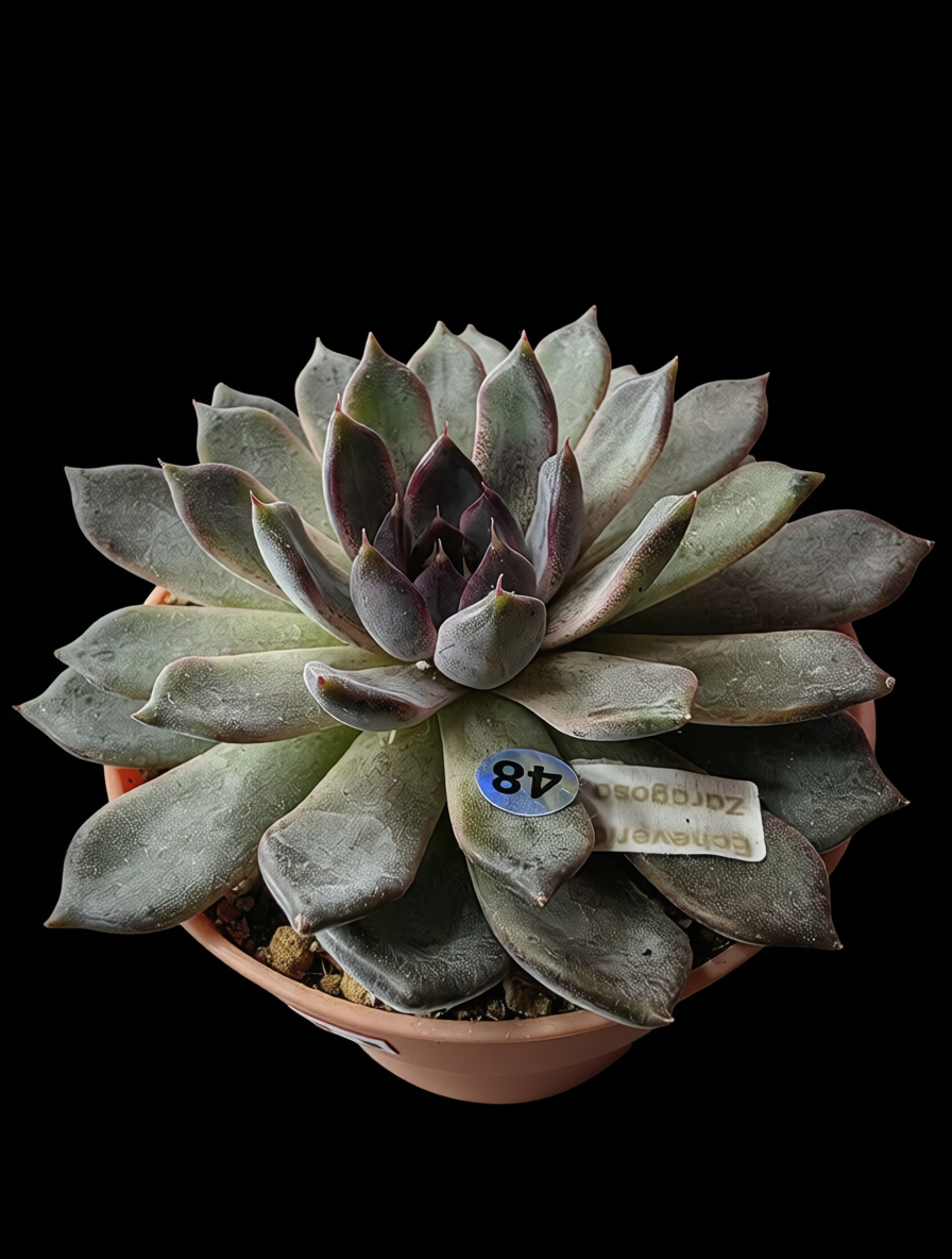 6 Inches Well Potted Echeveria Mexicensis Zaragoza.