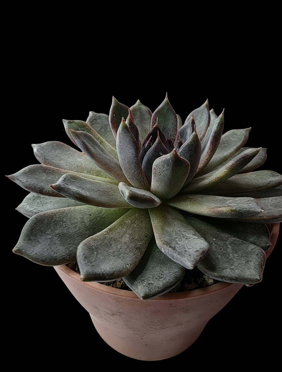 6 Inches Well Potted Echeveria Mexicensis Zaragoza.