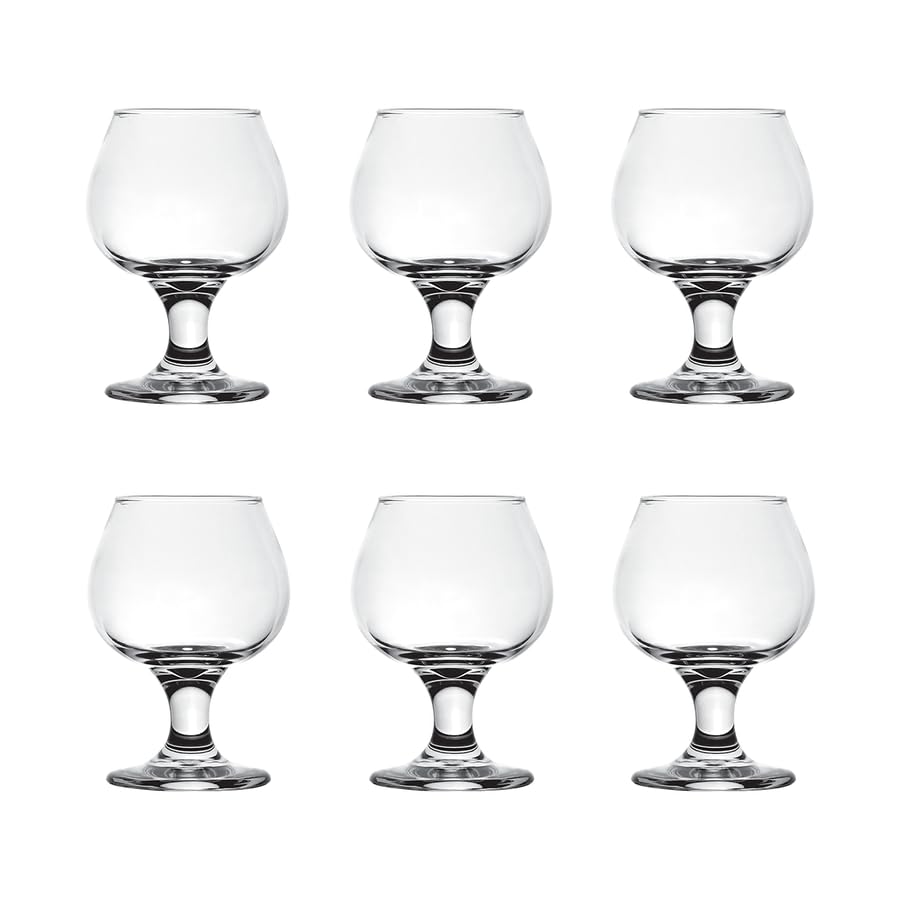 Brandy snifter, cognac Glasses, Set of 6, 5oz/170 ml Capacity