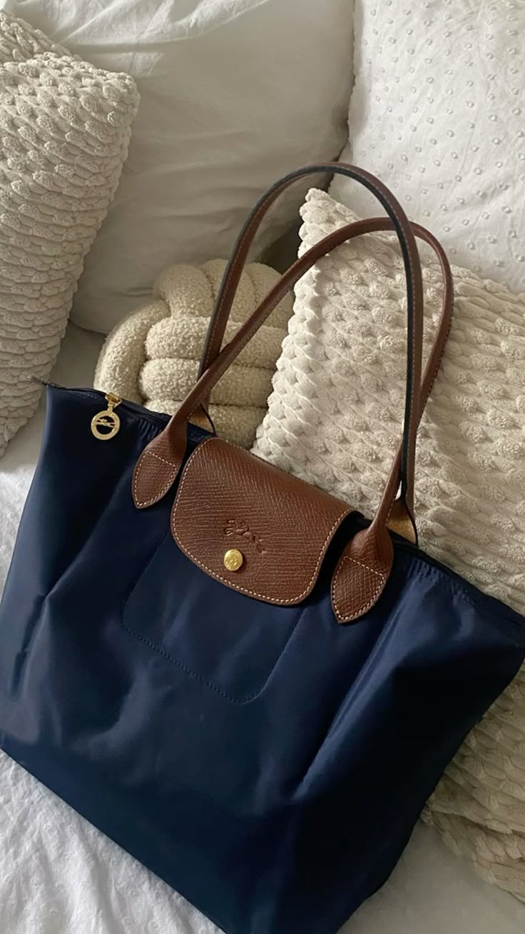 longchamp navy bag