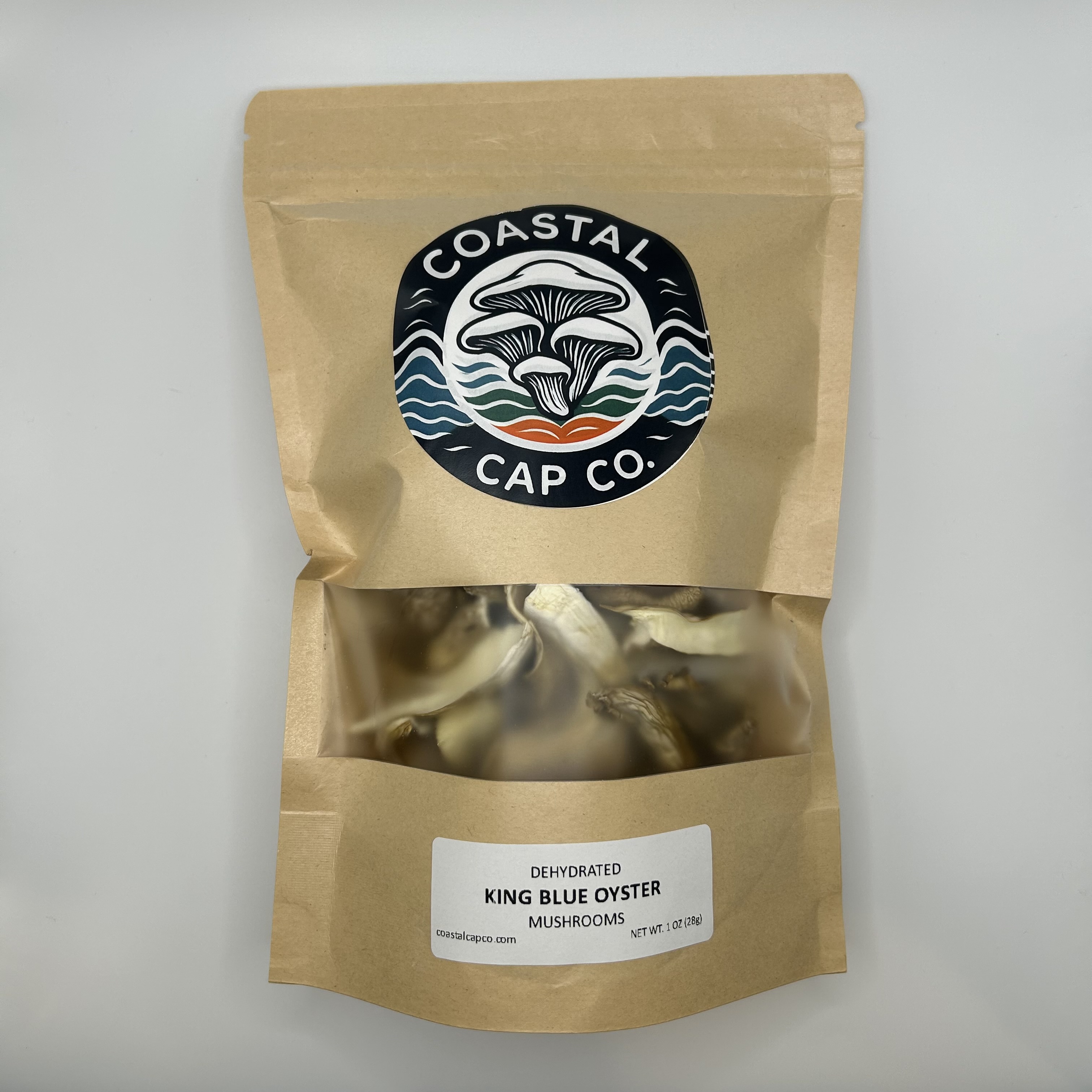 Dehydrated King Blue Oyster Mushrooms