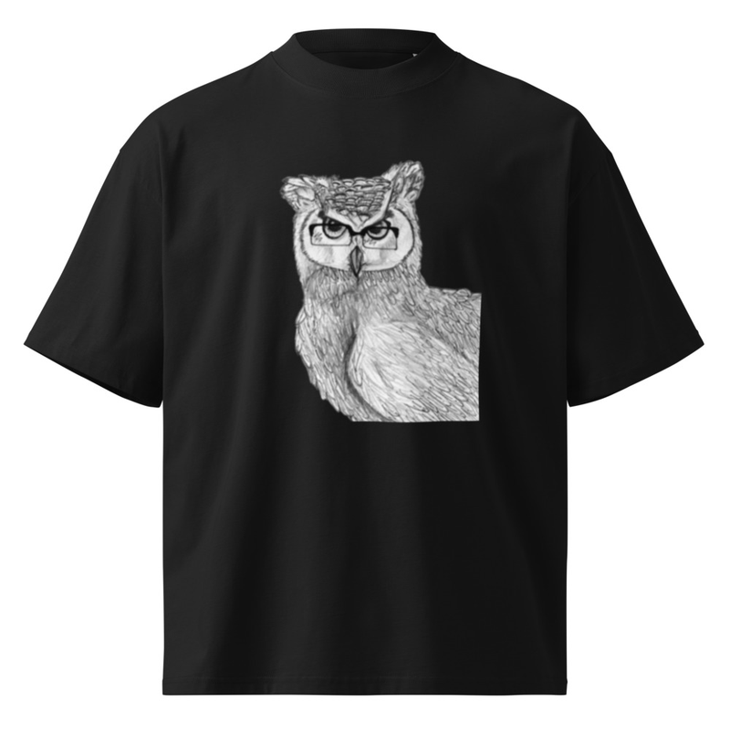 Unisex owl printed t-shirt