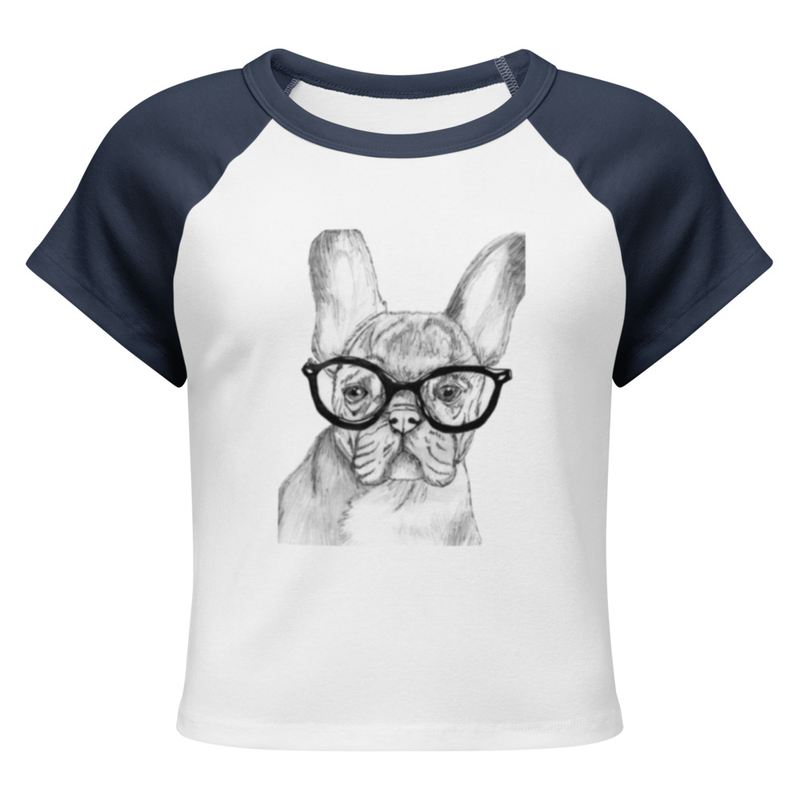 Women’s frenchie baby tee