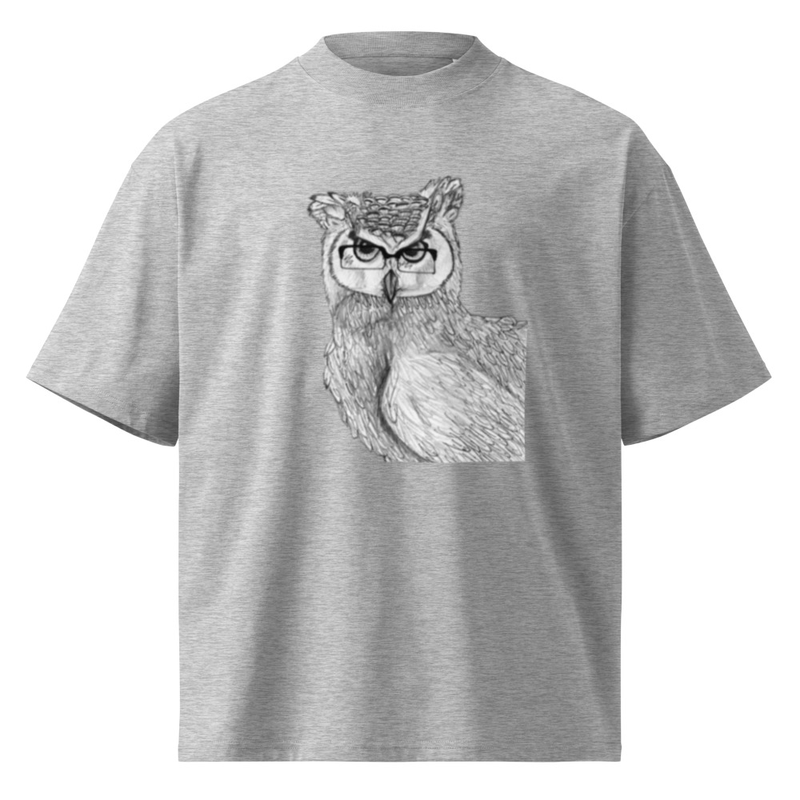 Unisex owl printed t-shirt