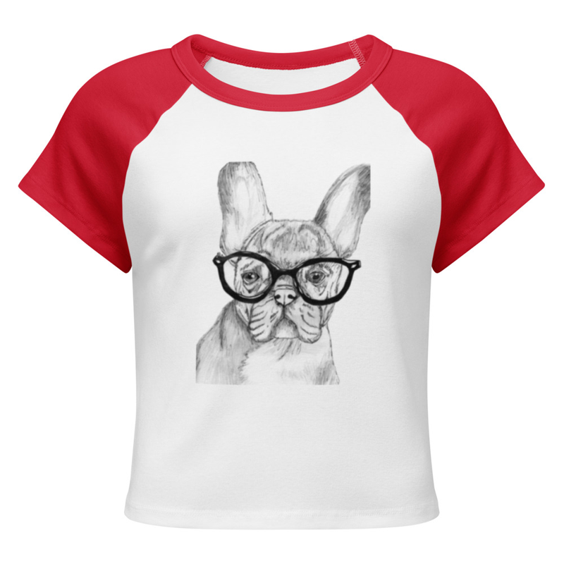 Women’s frenchie baby tee
