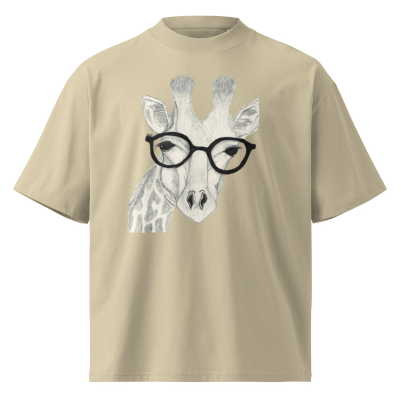 Unisex giraffe printed t-shirt