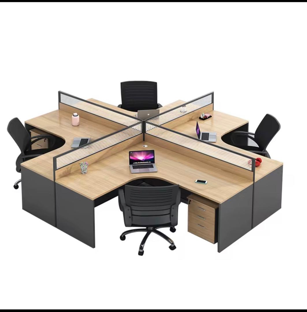 Bureau de travail 4 postes