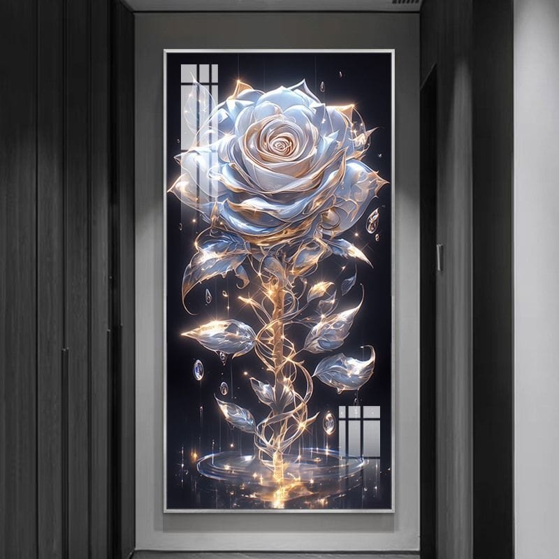 Tableau Rose Étoilée