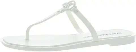 White thong sandal