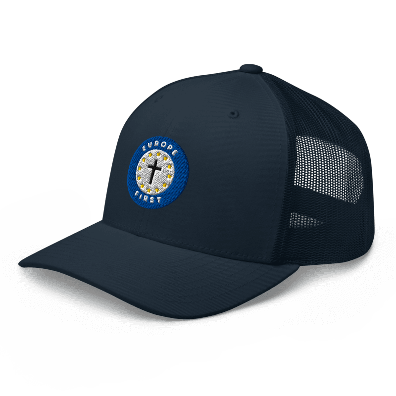 Europe First Navy Blue Hat