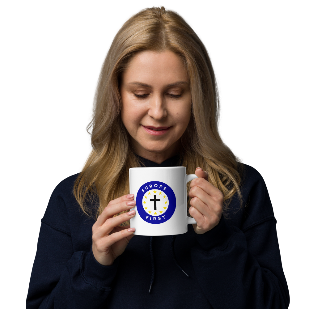 Europe First White Mug