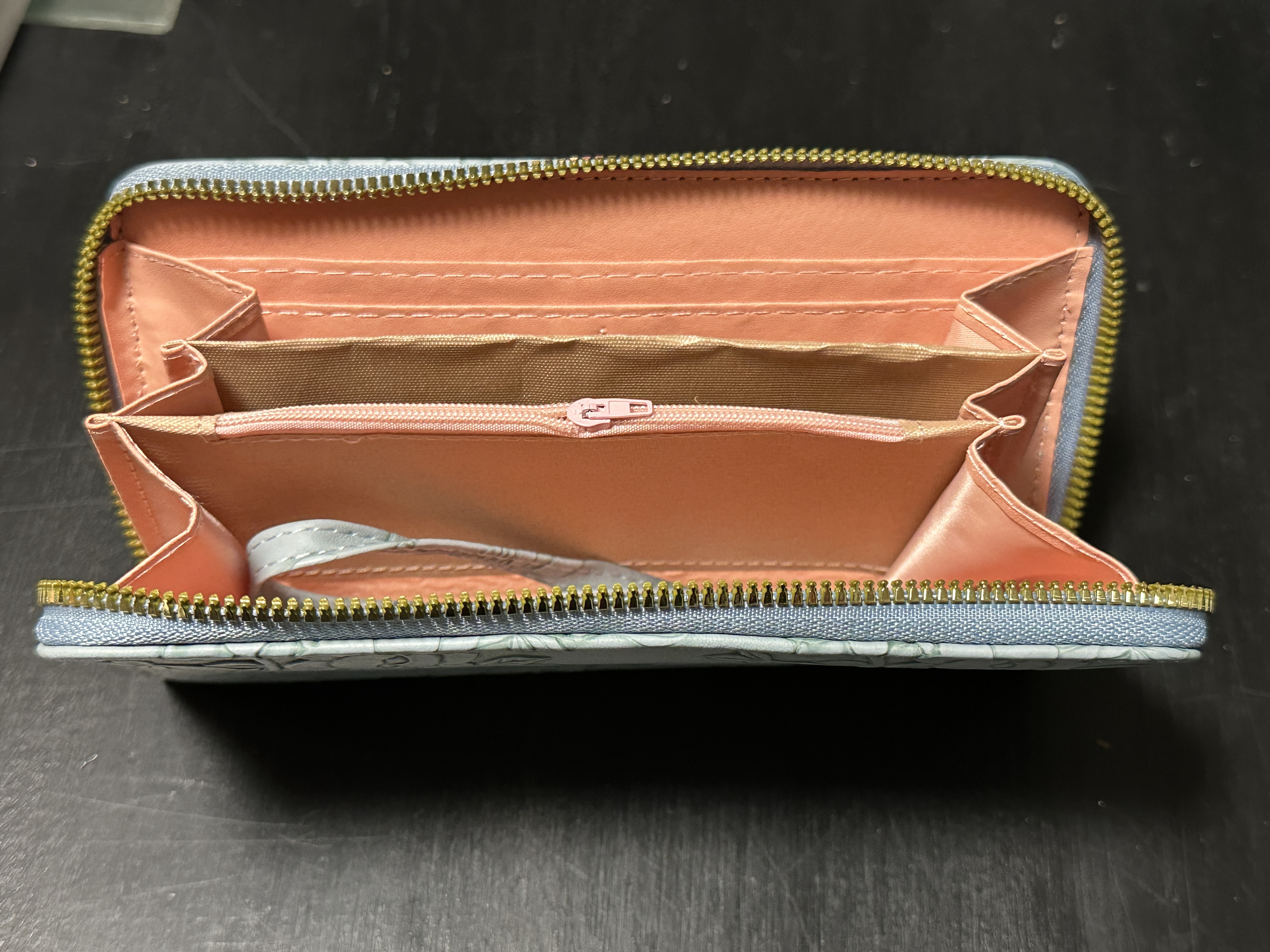 Floral Embossed Wallet