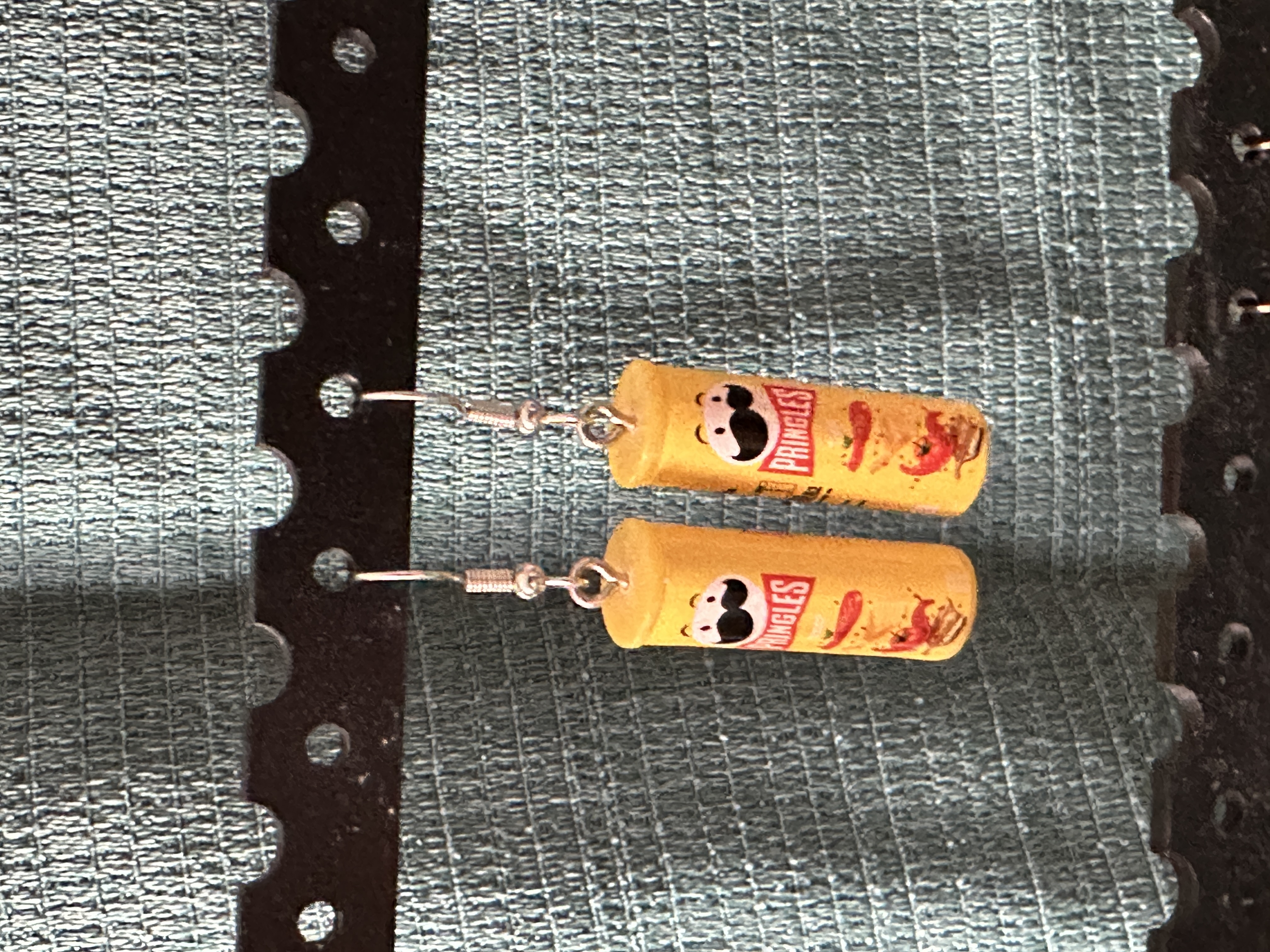 Pringles Can Earrings