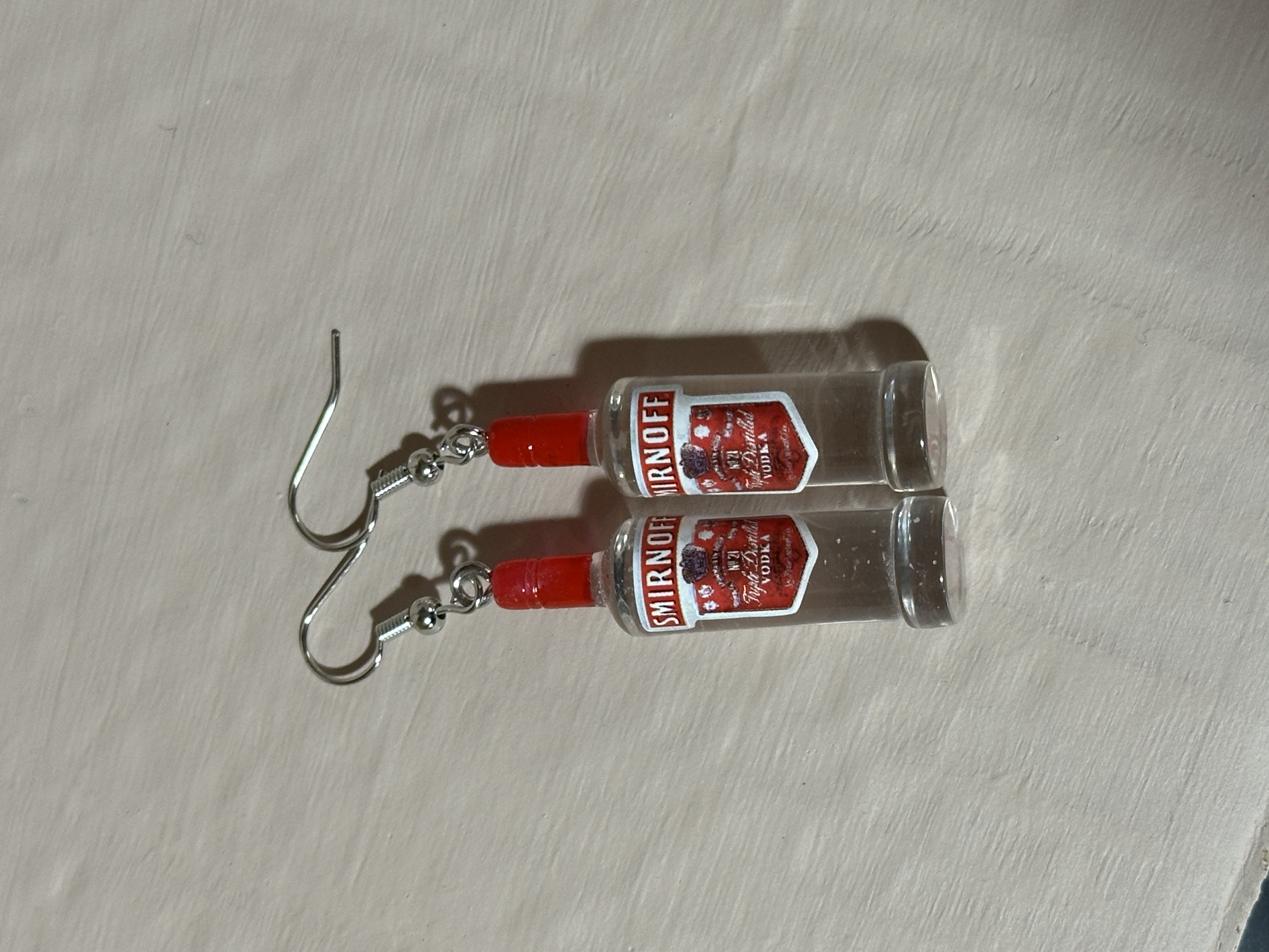 Smirnoff Bottle Earrings
