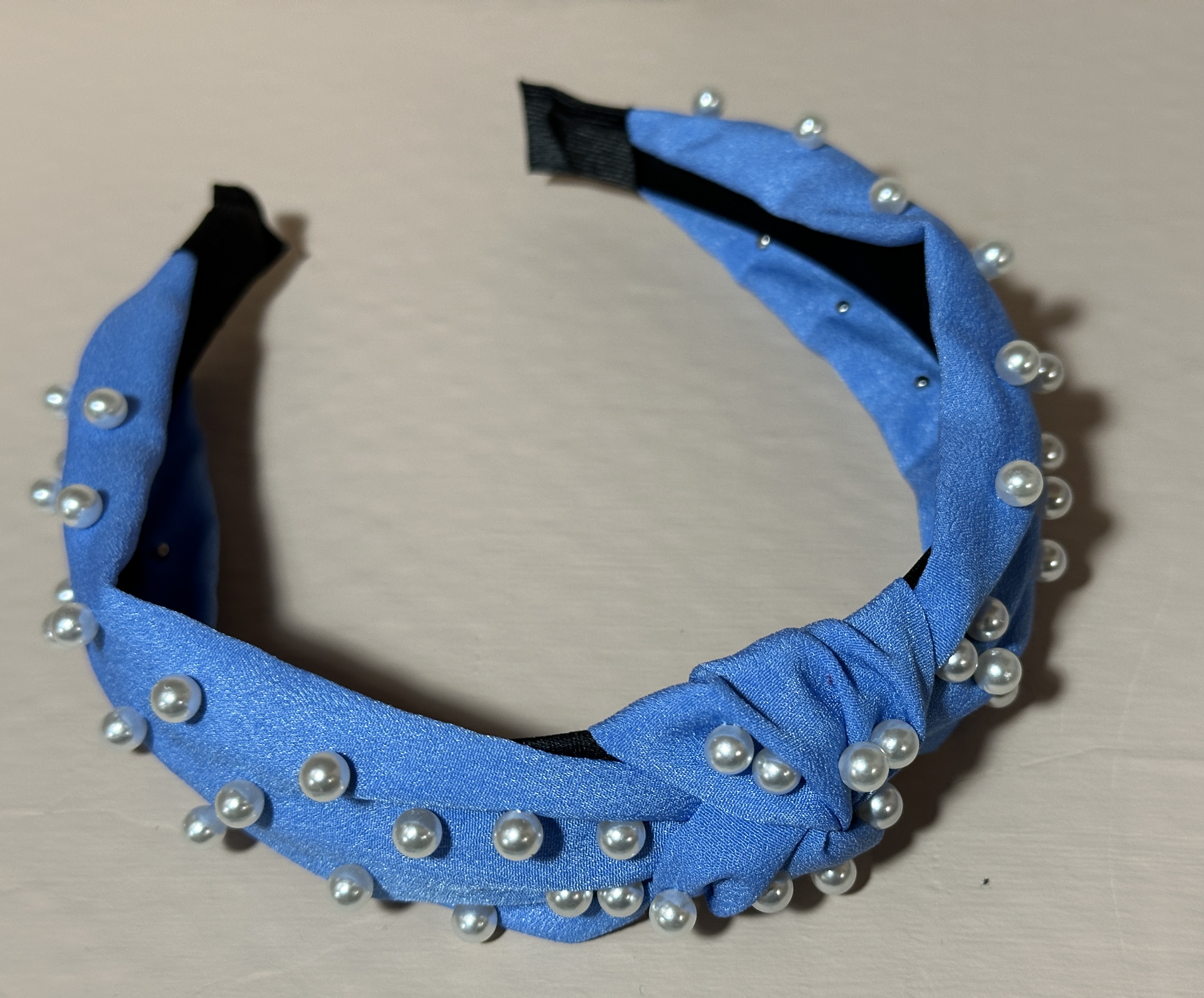 Blue Pearl Studded Headband