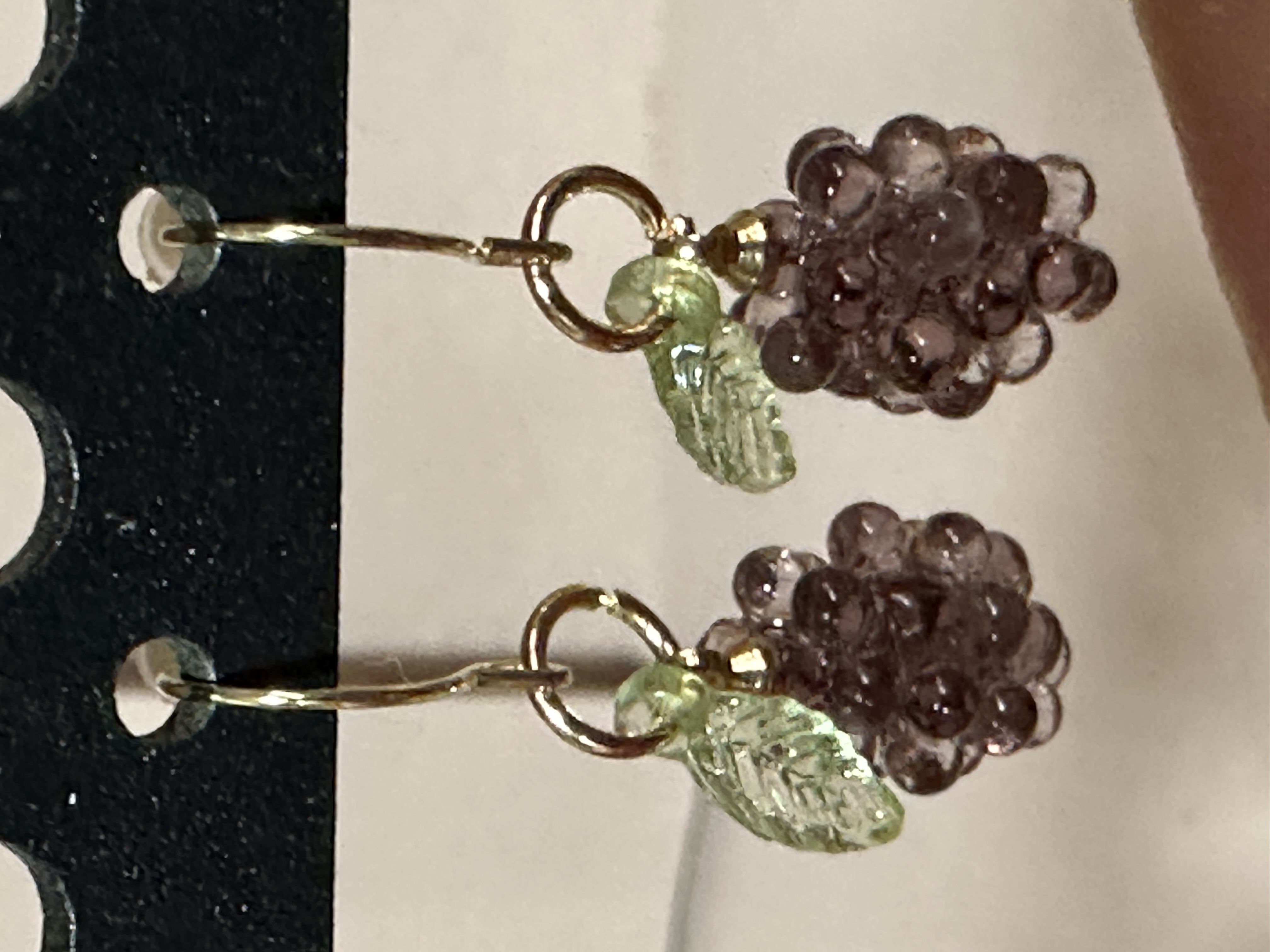 Grape Cluster Earrings