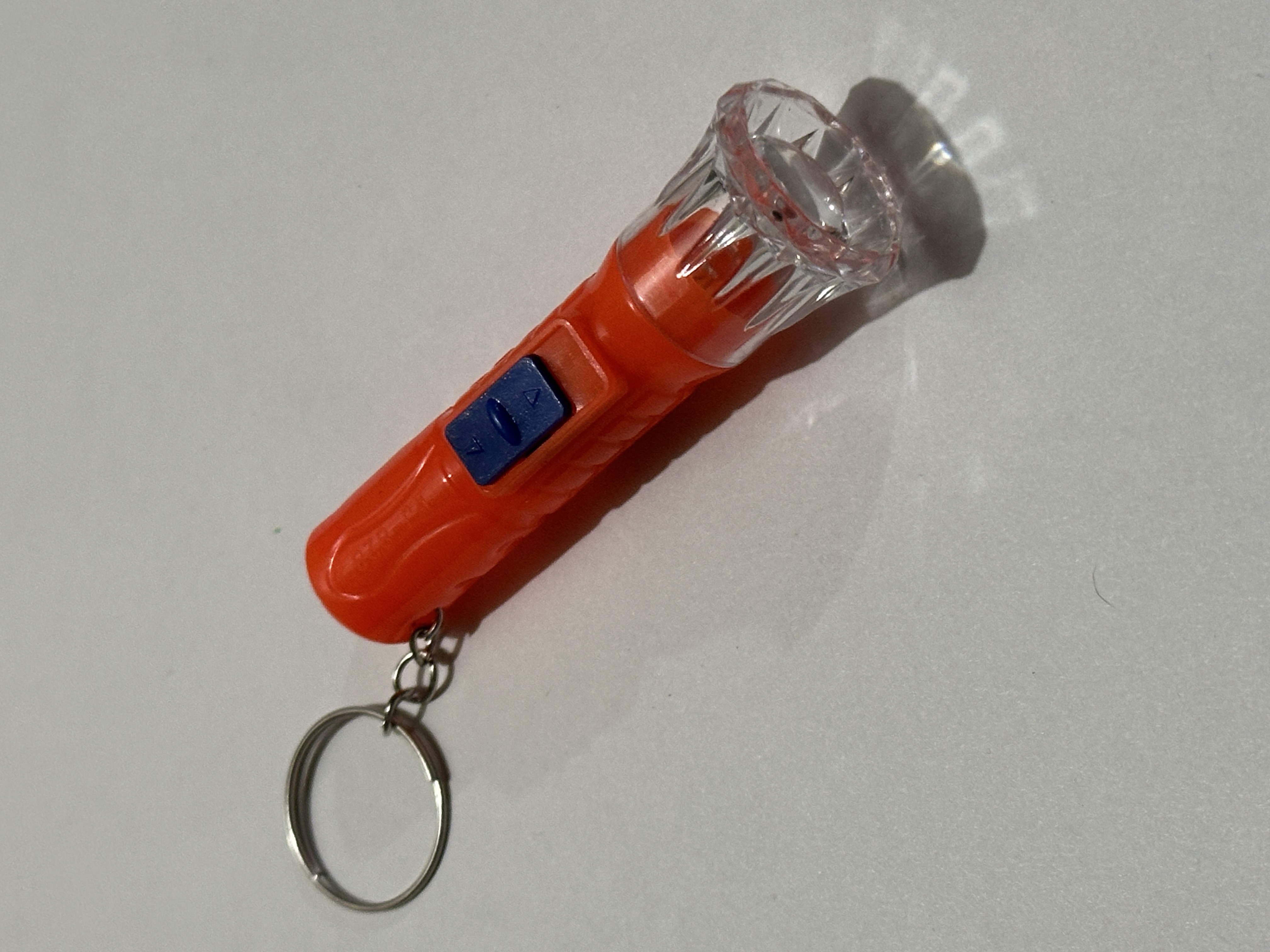 Mini LED Flashlight Keychain (orange)