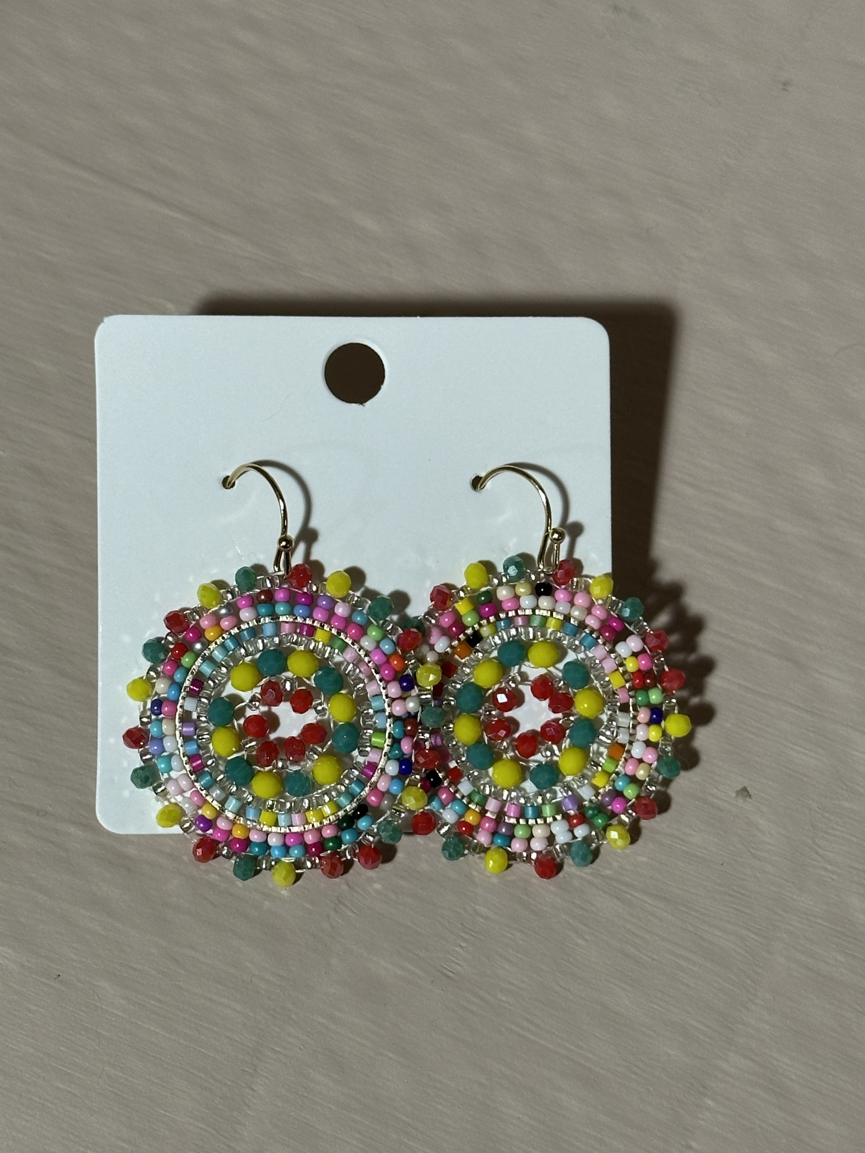 Colorful Beaded Earrings