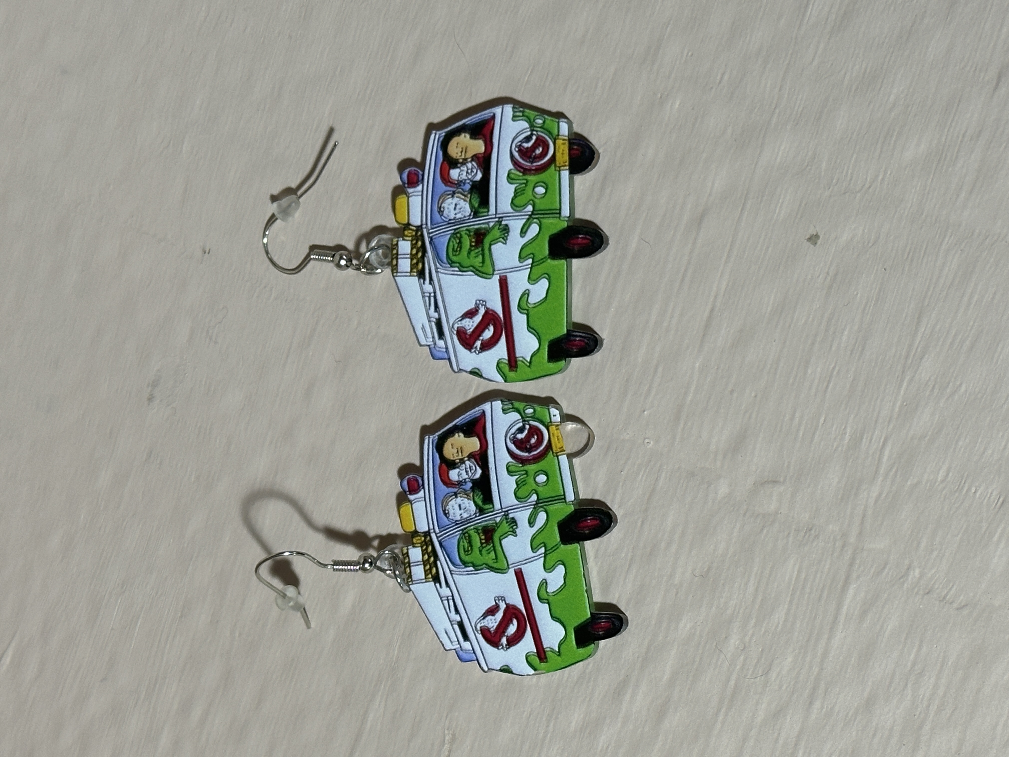 Ghostbusters Van Earrings