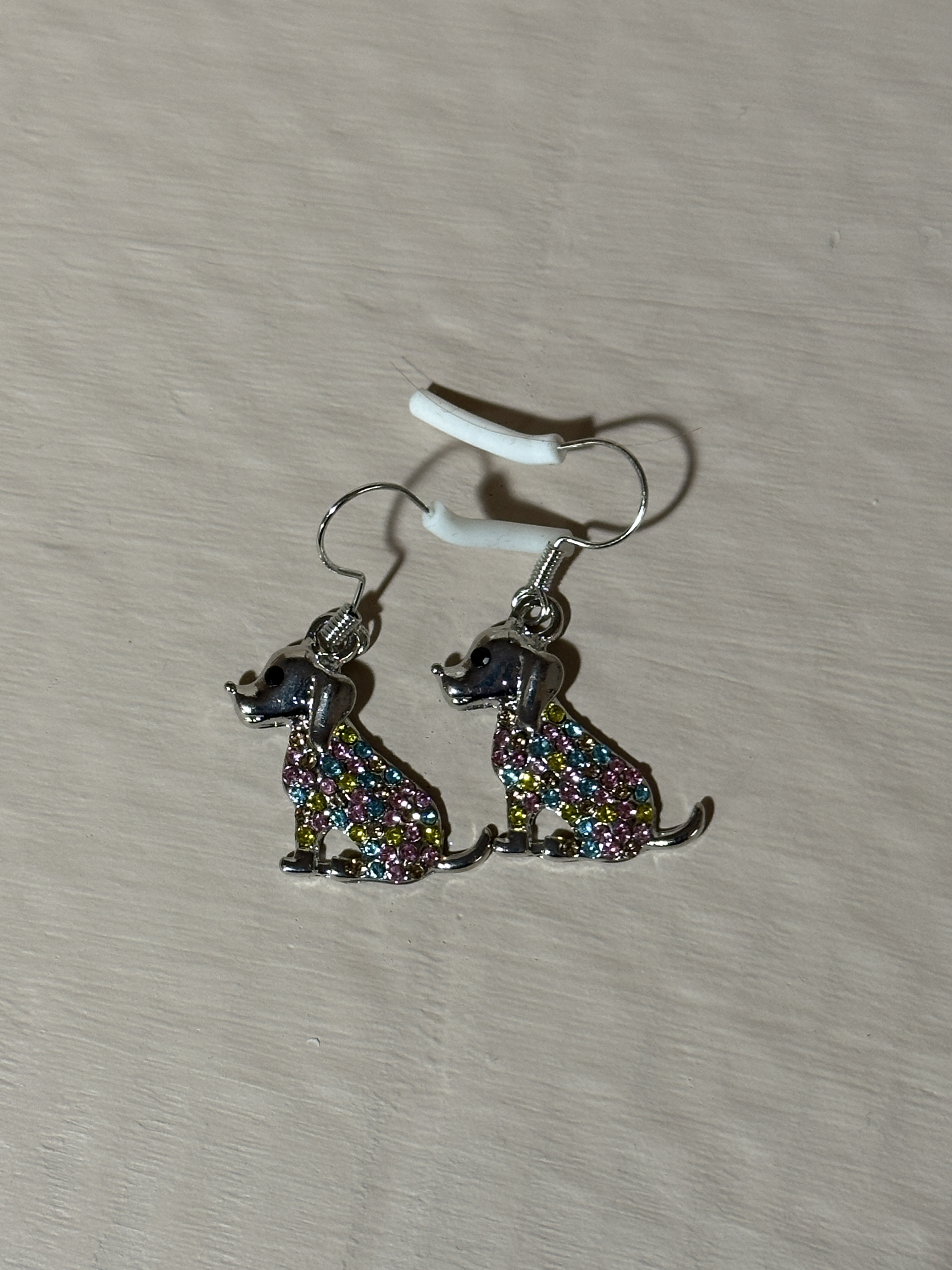 Glitter Dog Earrings
