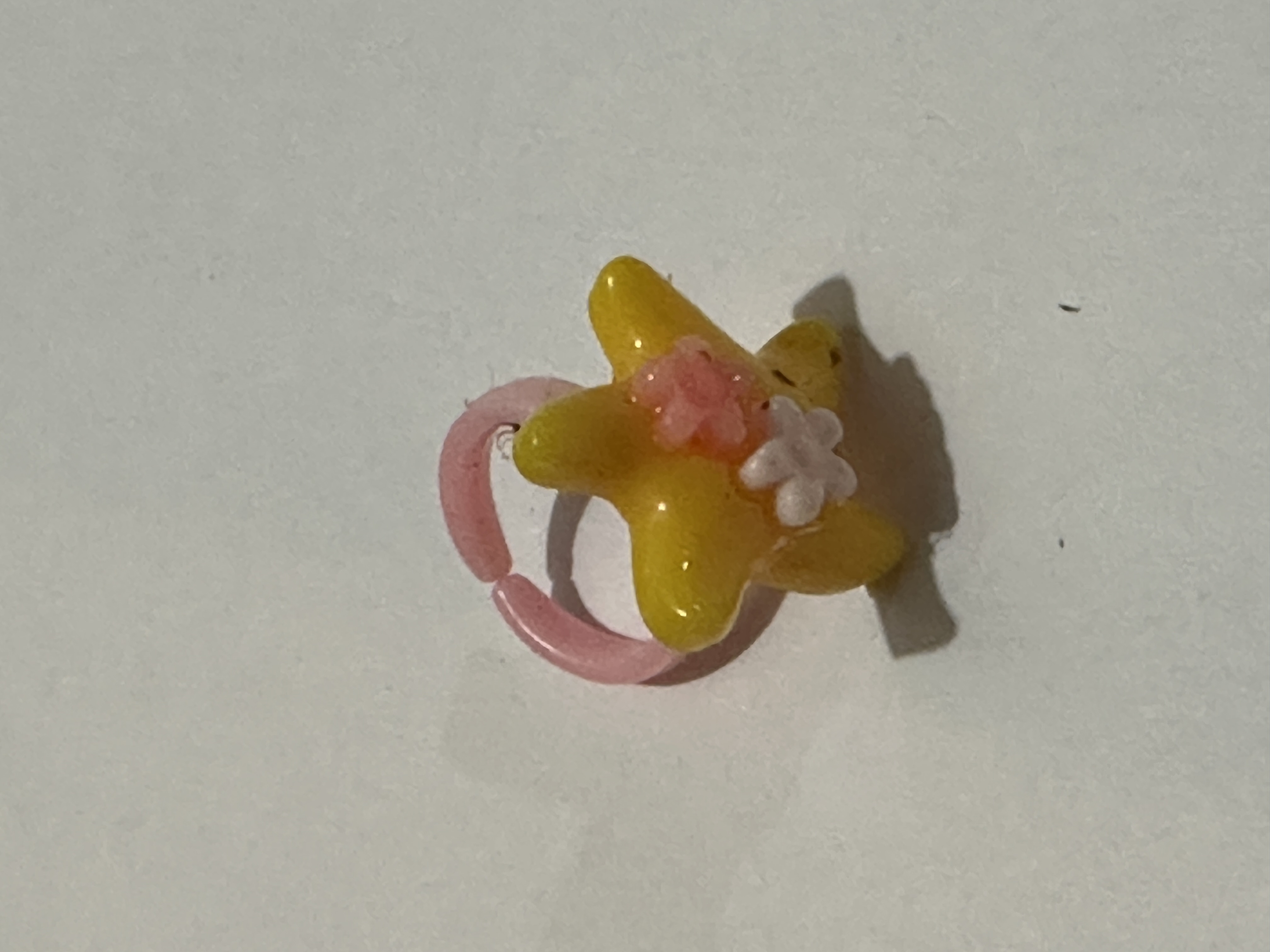 Yellow Star Flower Ring