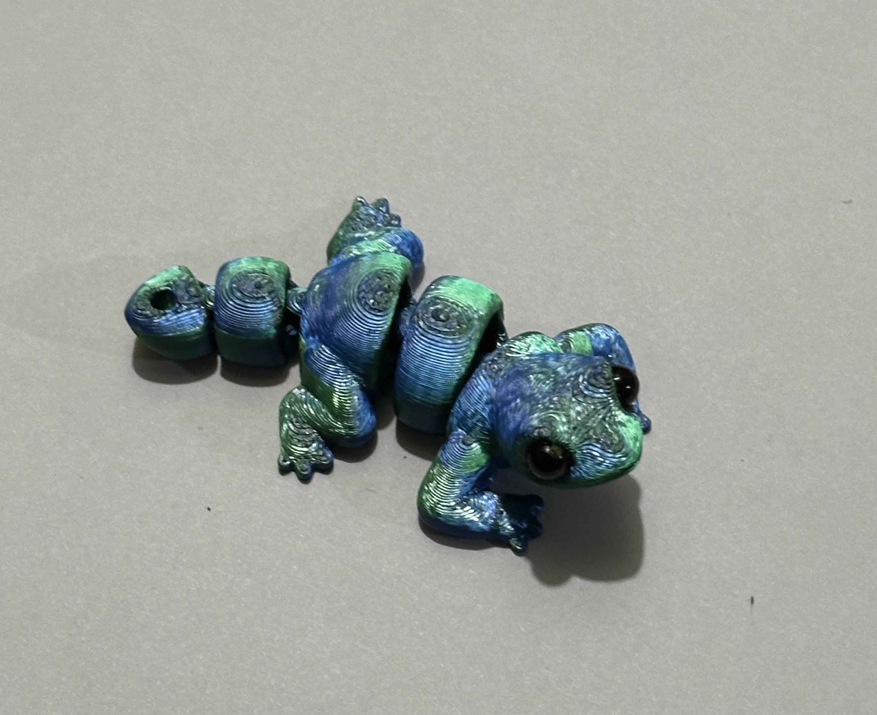 3D Printed Articulated lizard