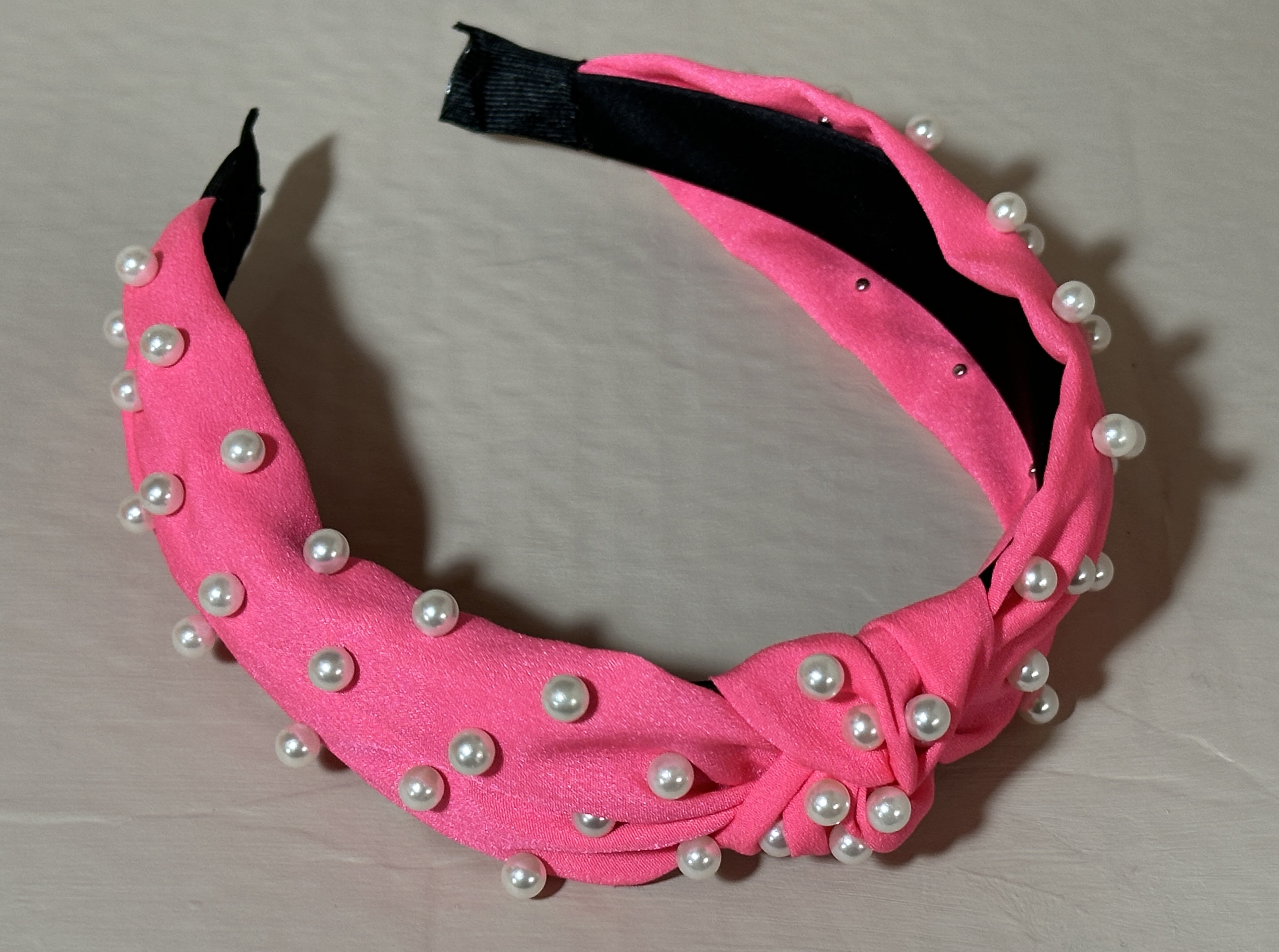 Pink Pearl Studded Headband