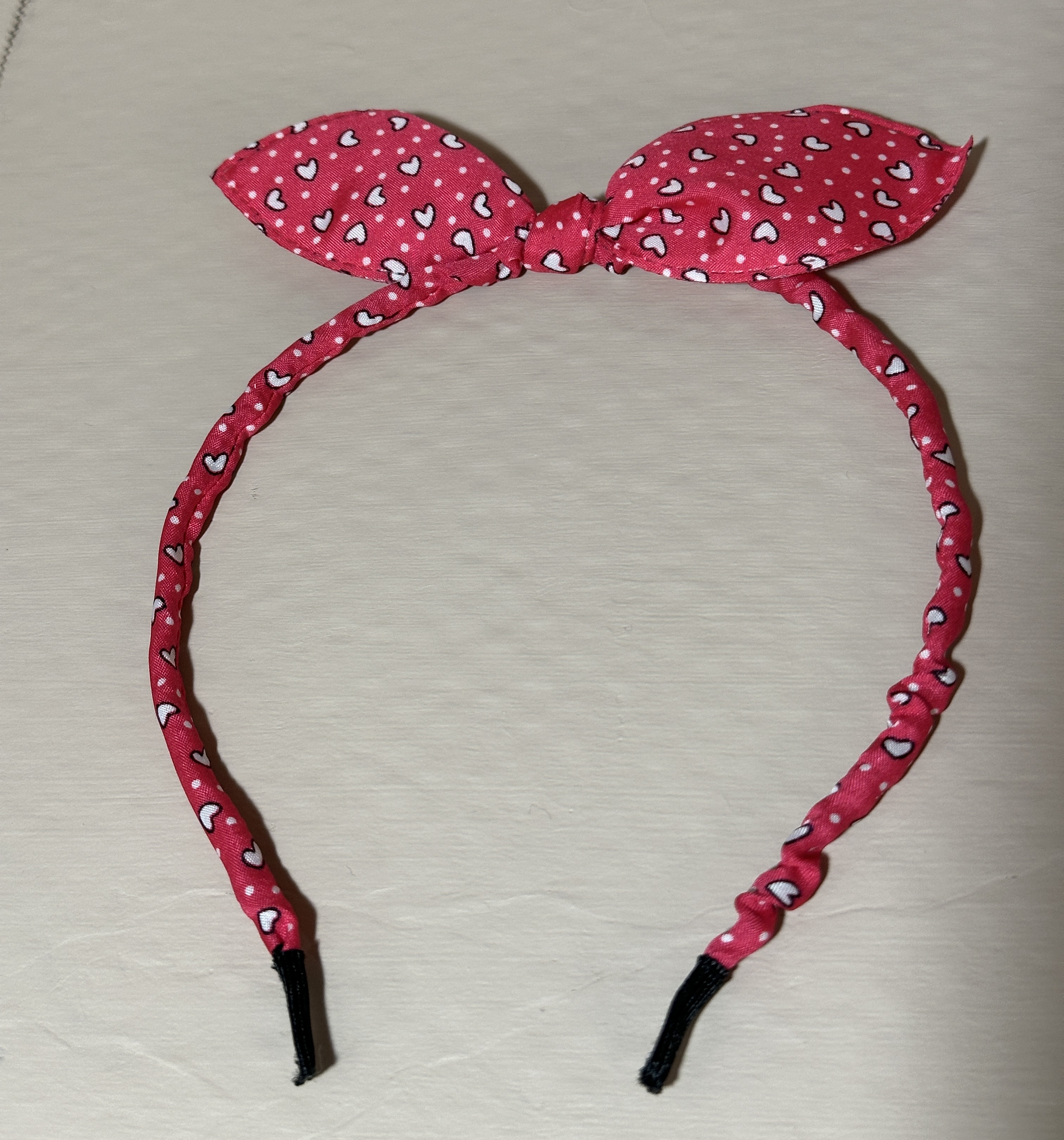 Pink Bow Headband