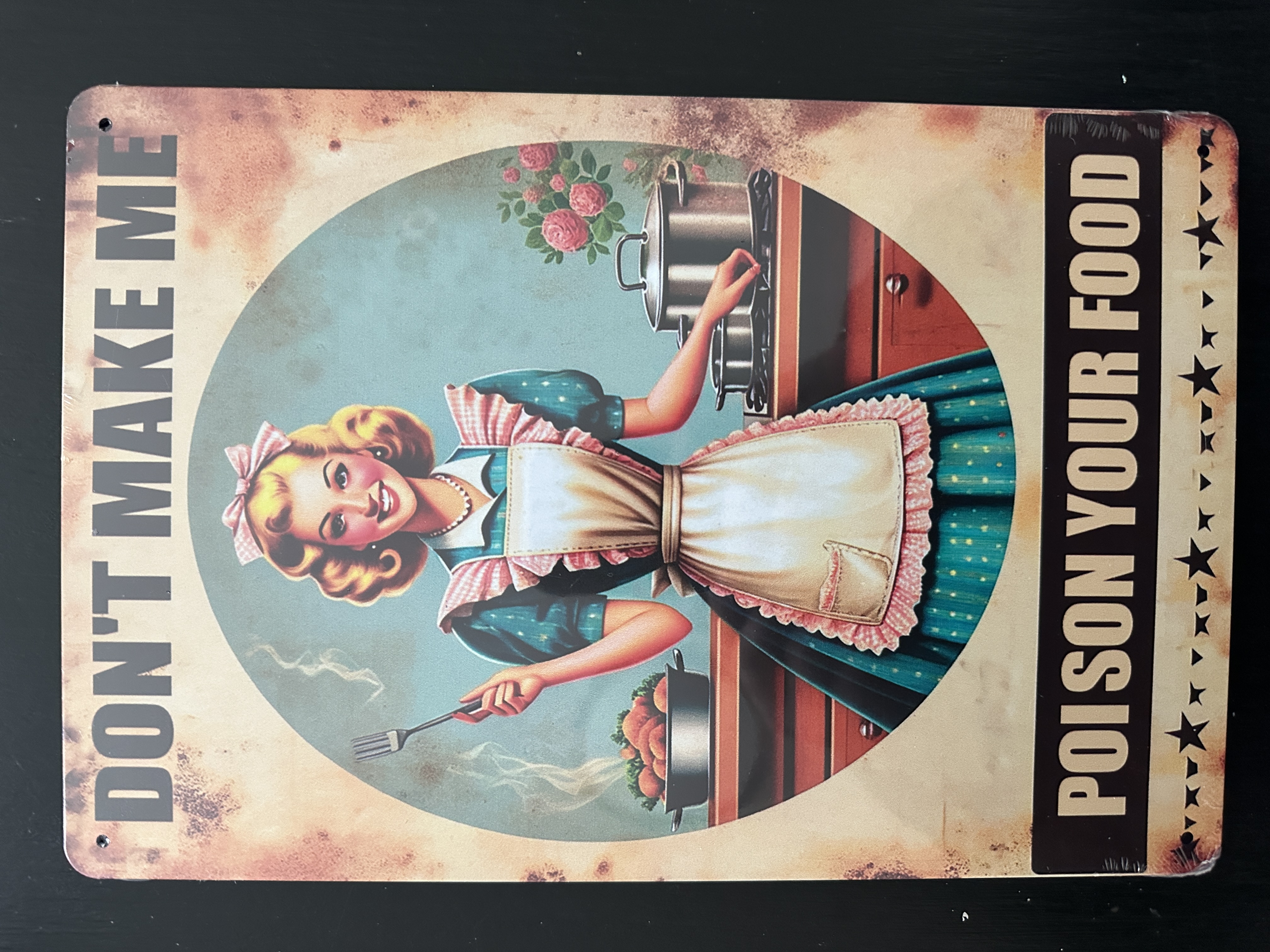 Poison your food Sign