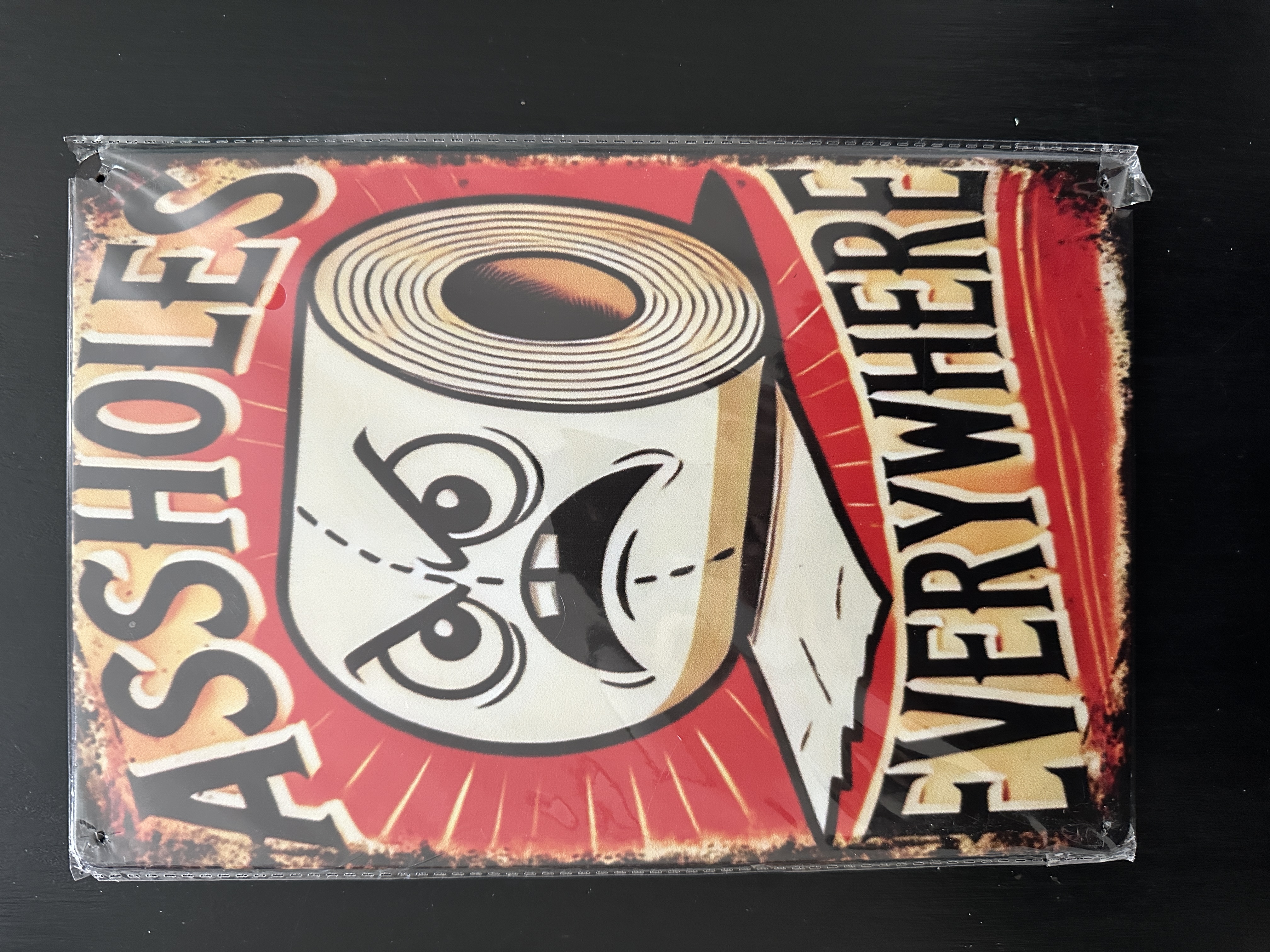 Funny Toilet Paper Sign