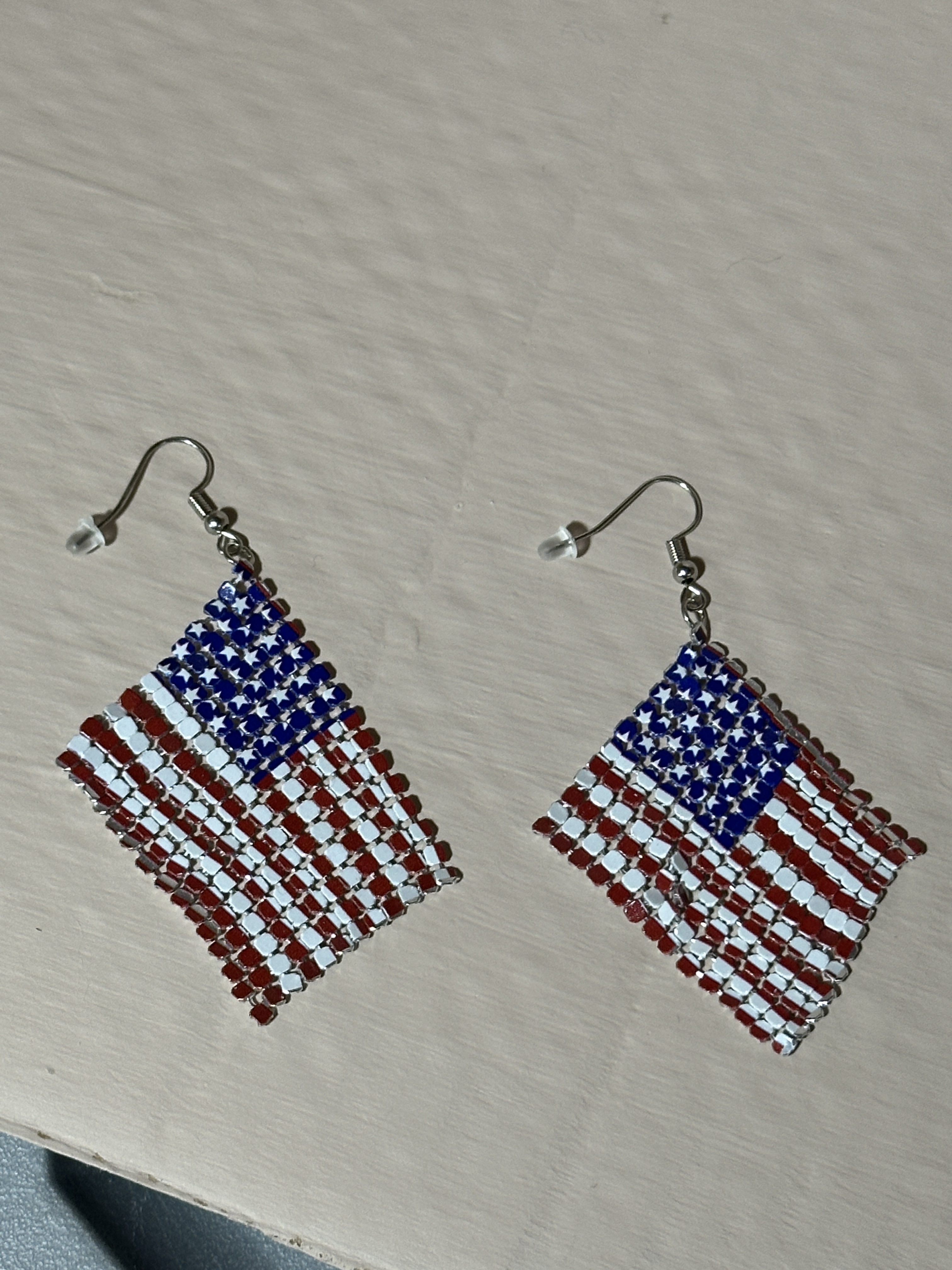 American Flag Earrings
