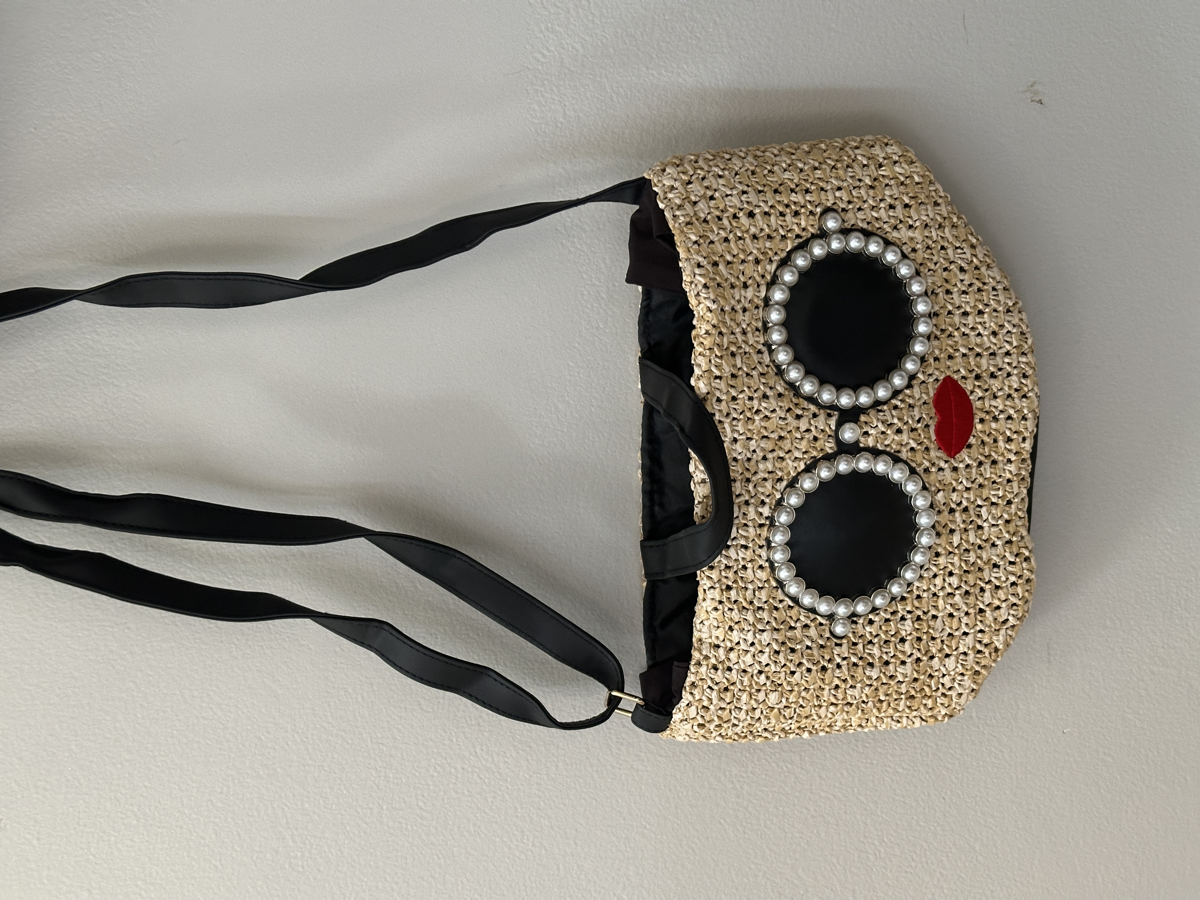 Woven Sunglasses hand bag Bag