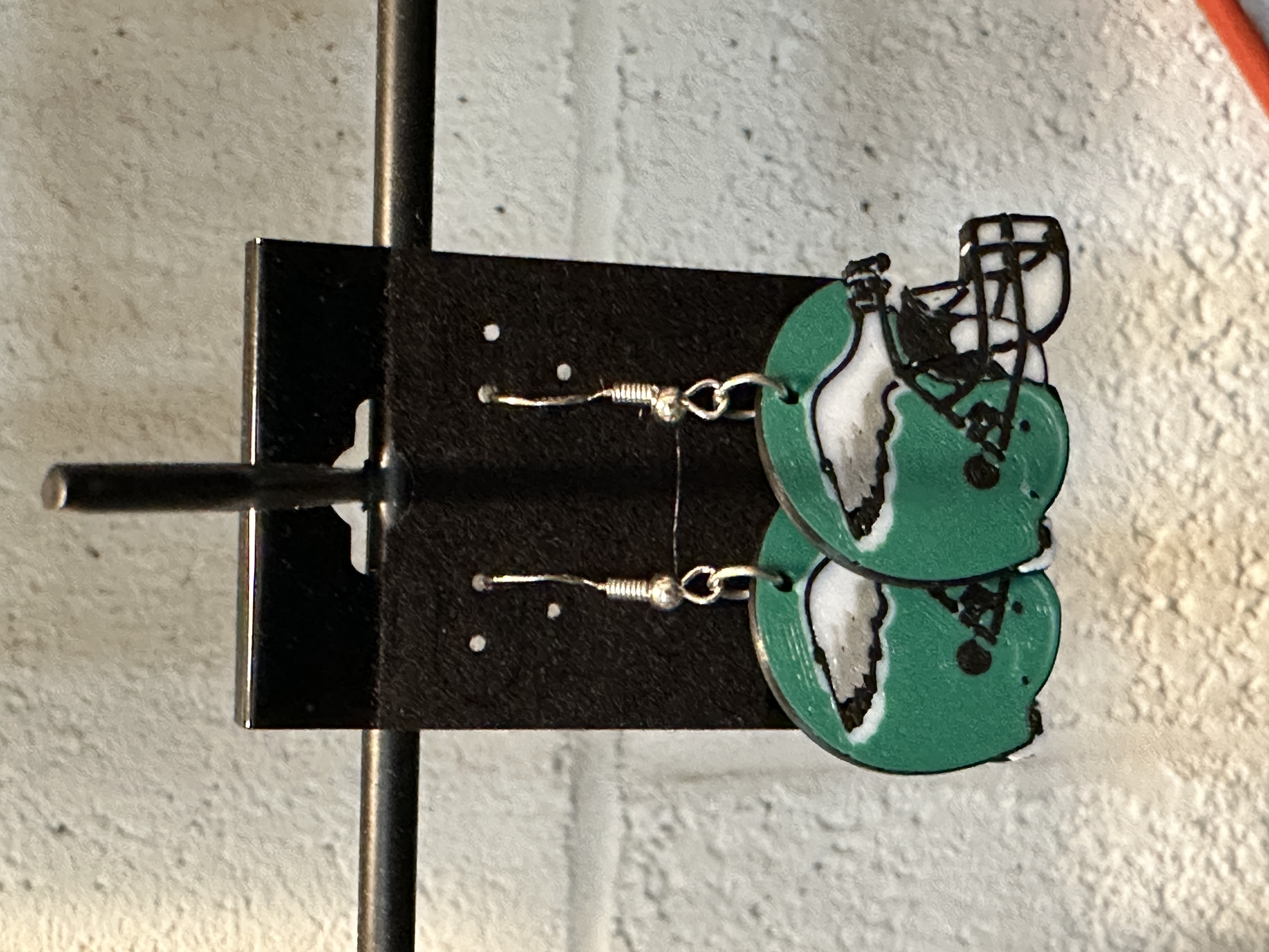 Eagles Helmet Earrings