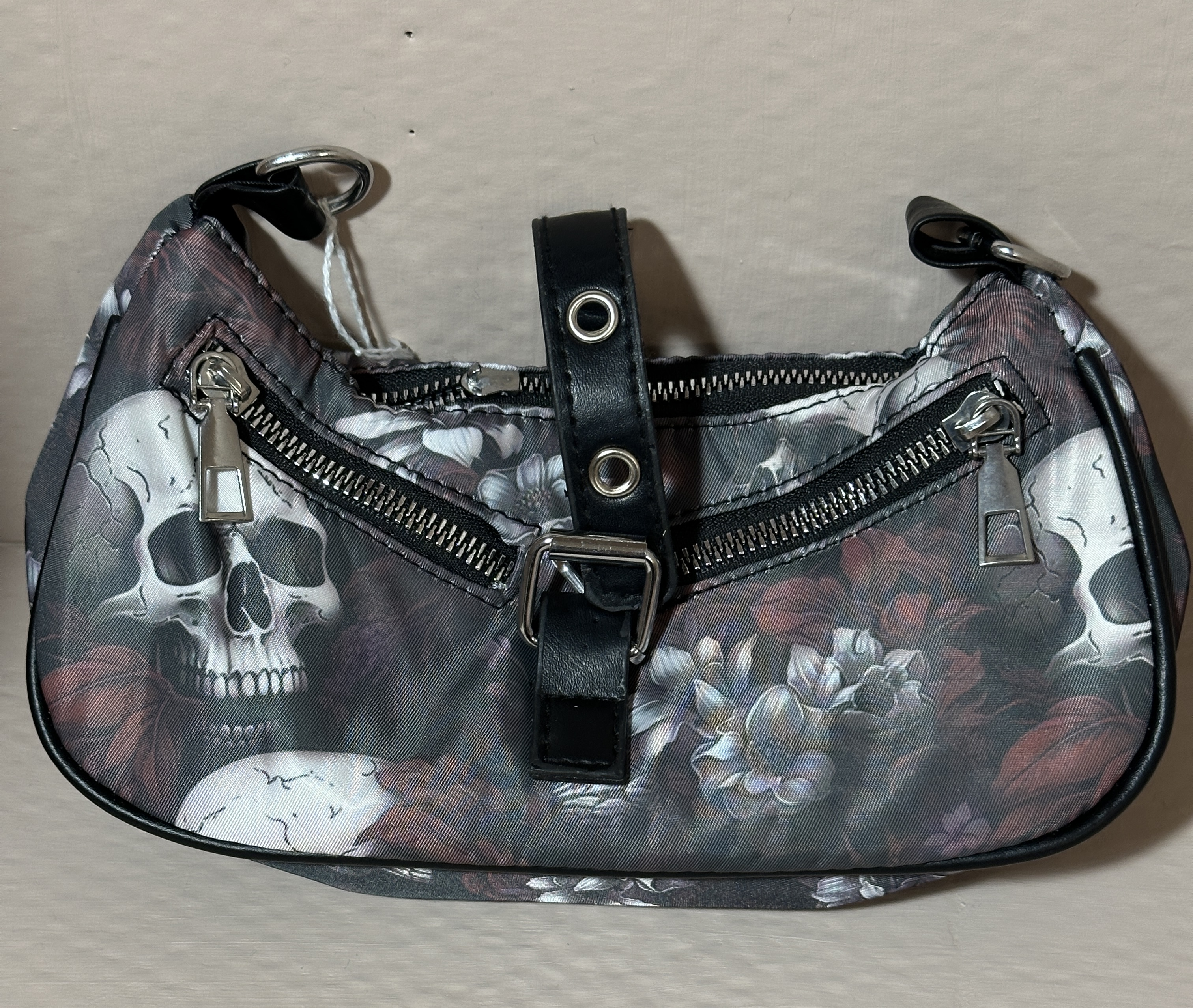 Skull Print purse