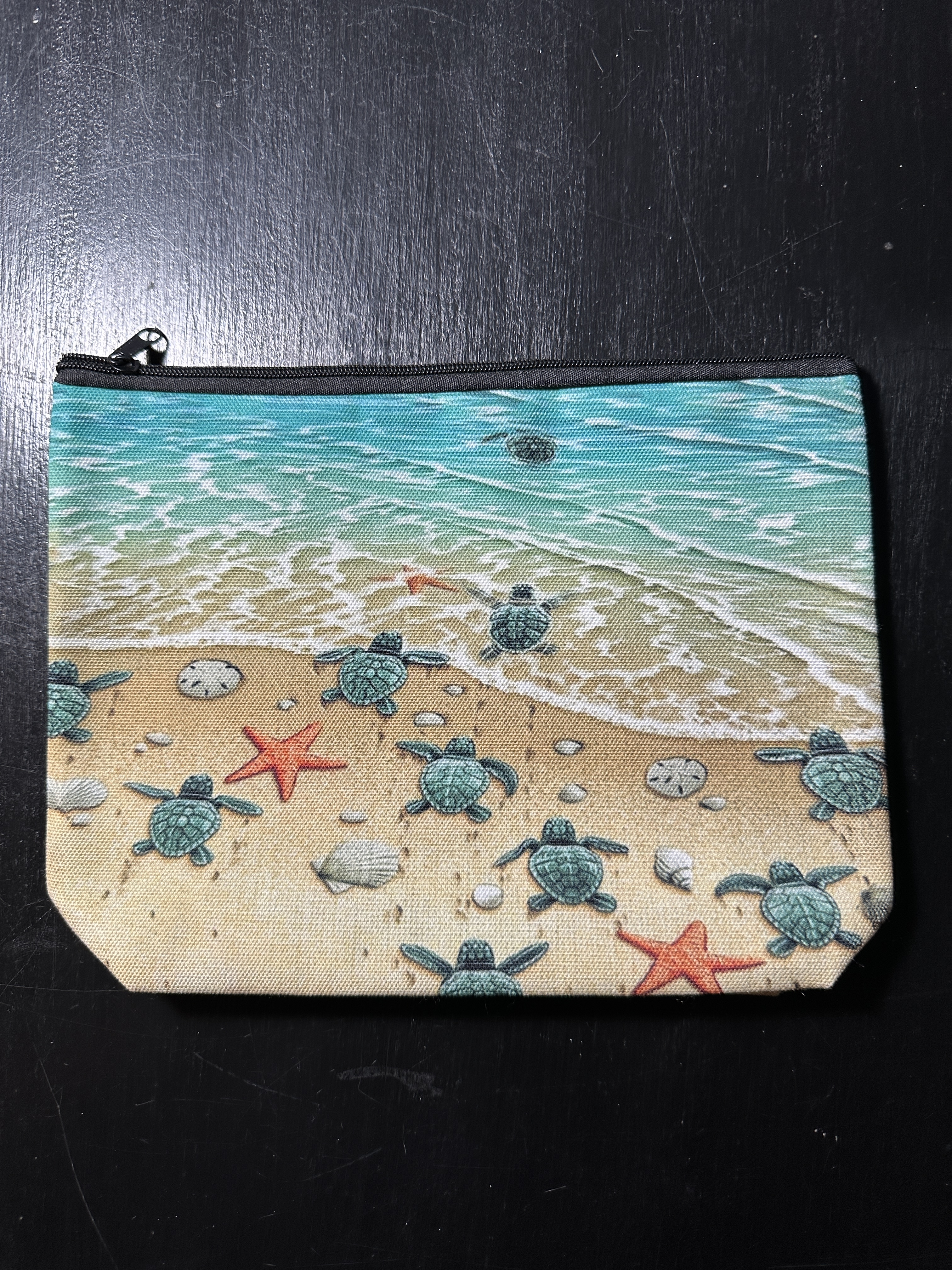 Seashore cosmetic bag