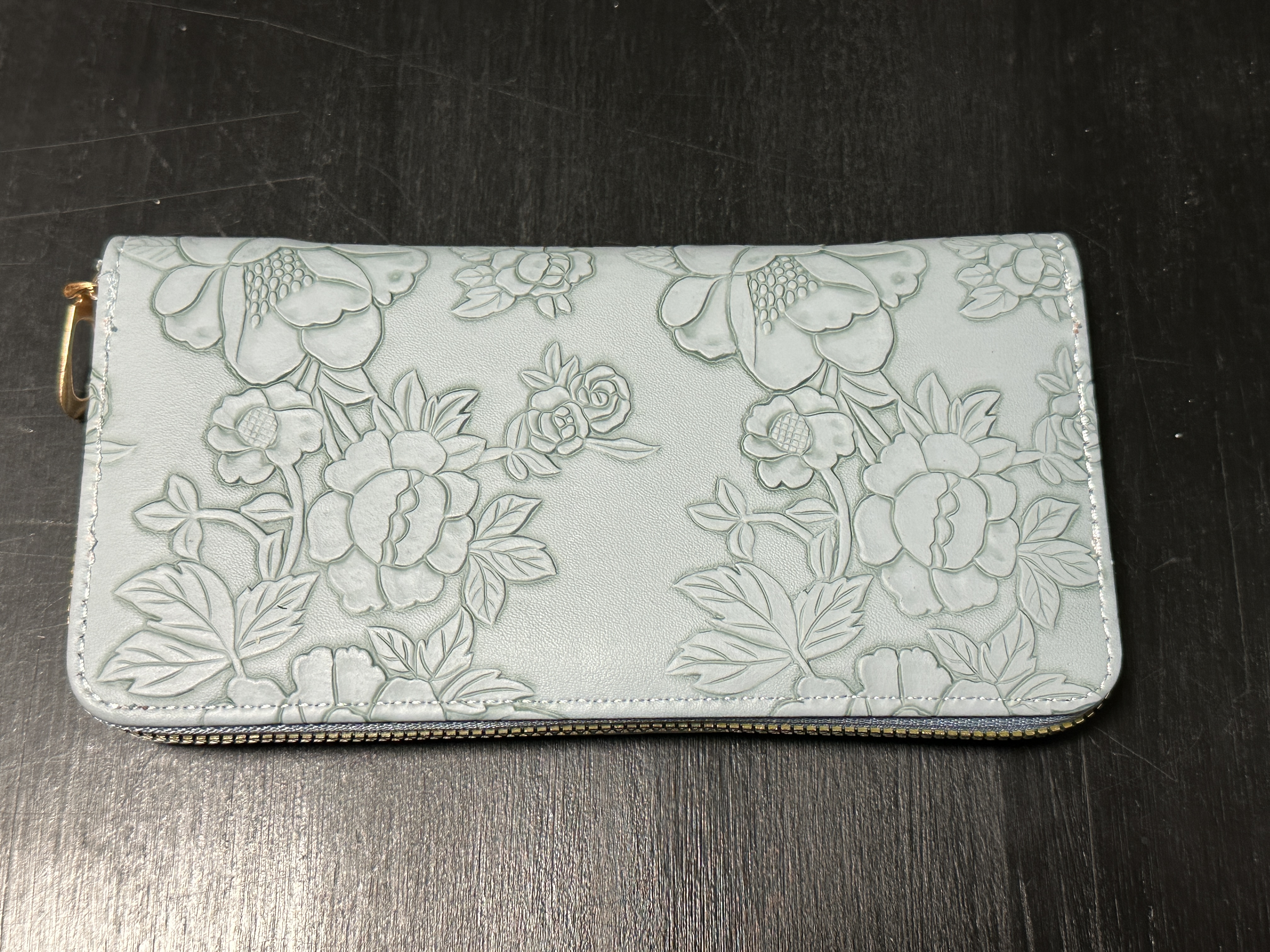Floral Embossed Wallet