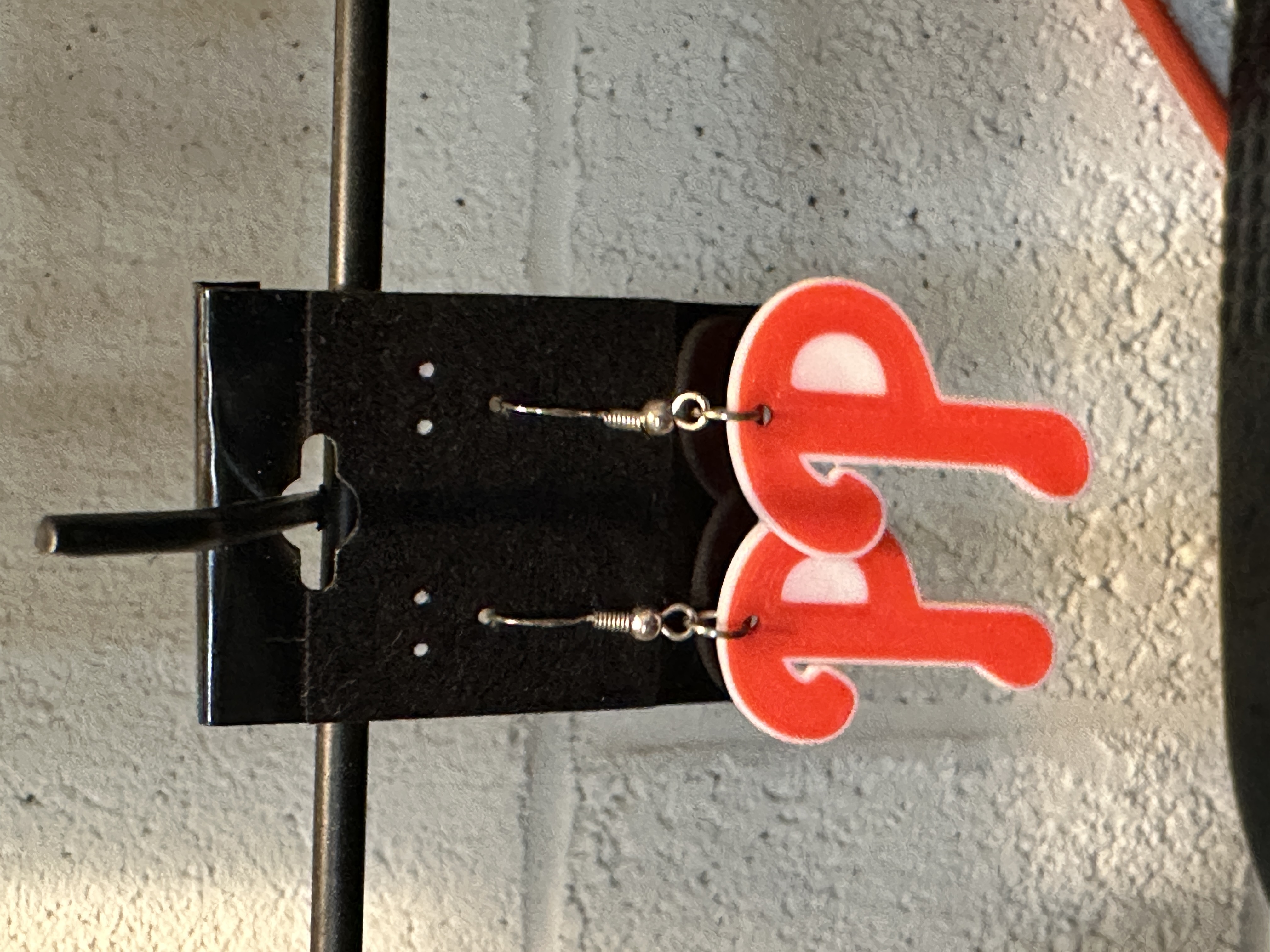 Phillies logo Earrings