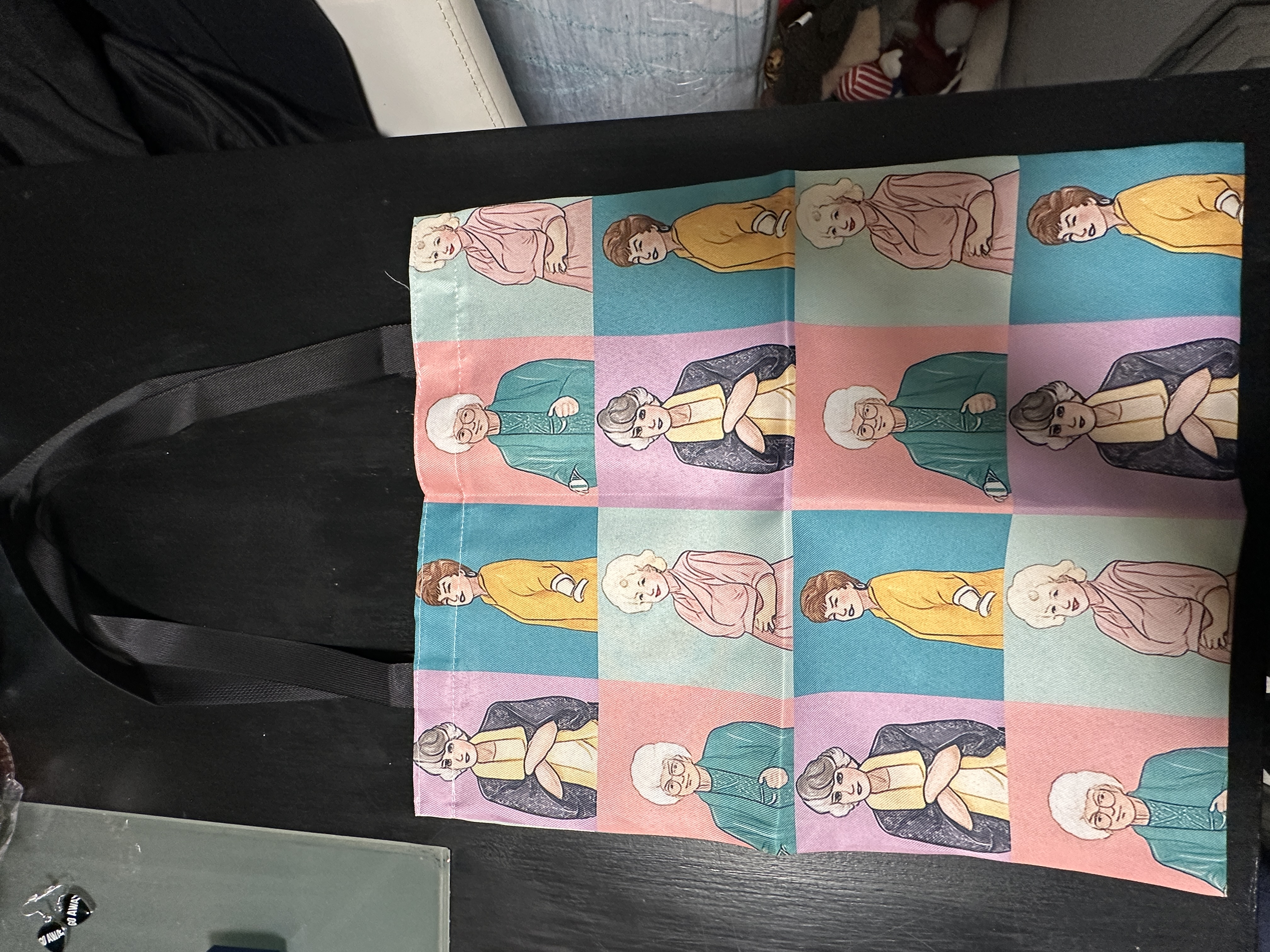 Pop Art Portrait Tote Bag