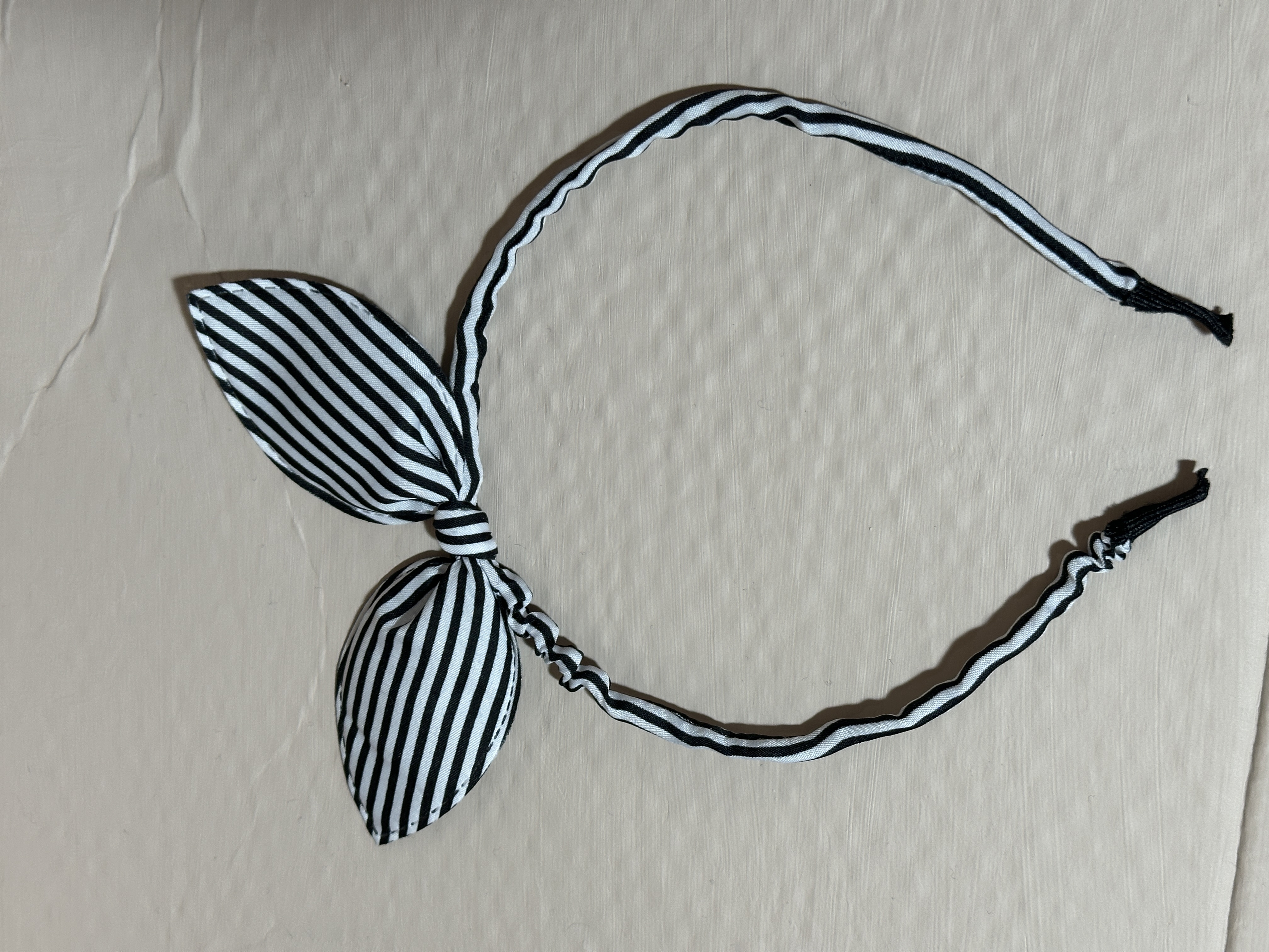Striped Bow Headband