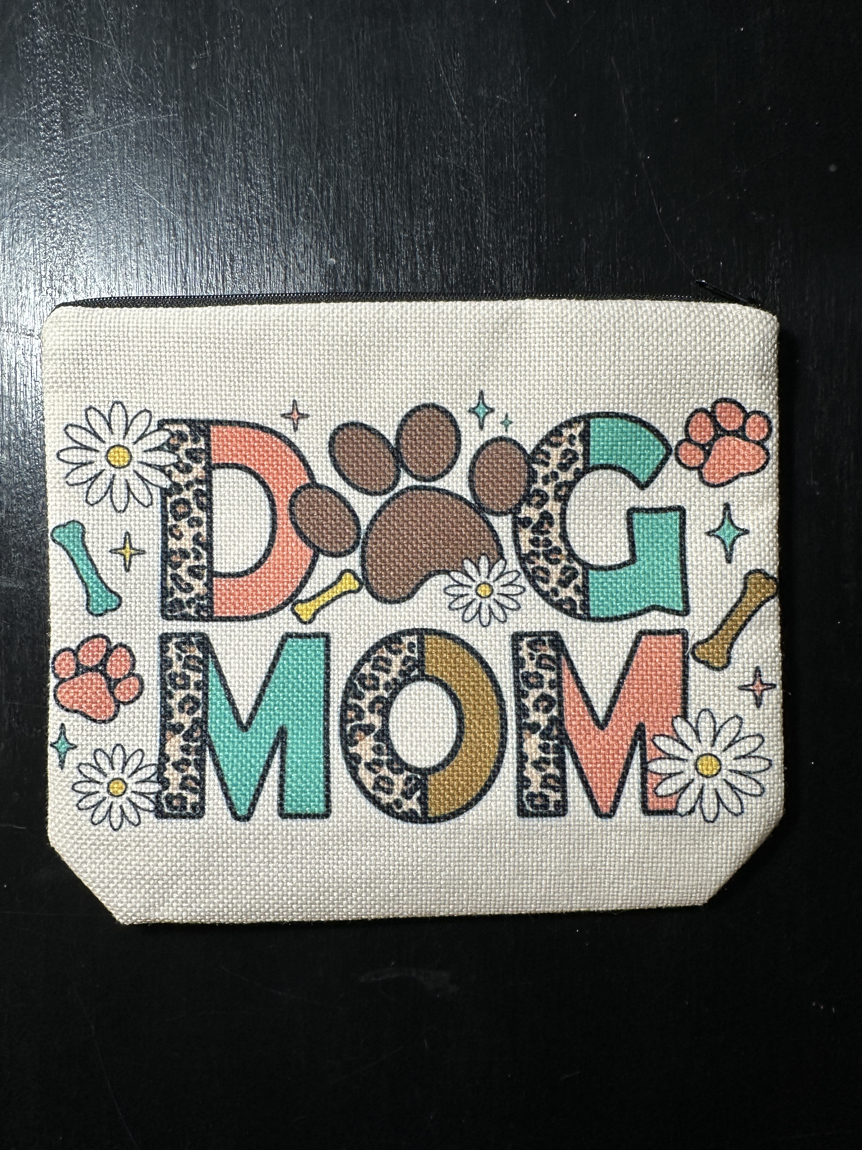 Dog Mom Cosmetic Bag