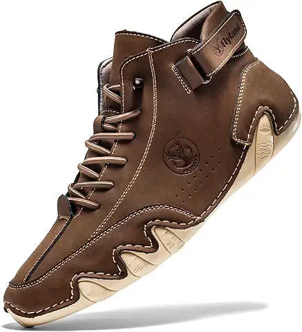 Men's High-Top Leather Sneakers