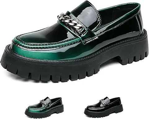 Green Patent Leather Loafer