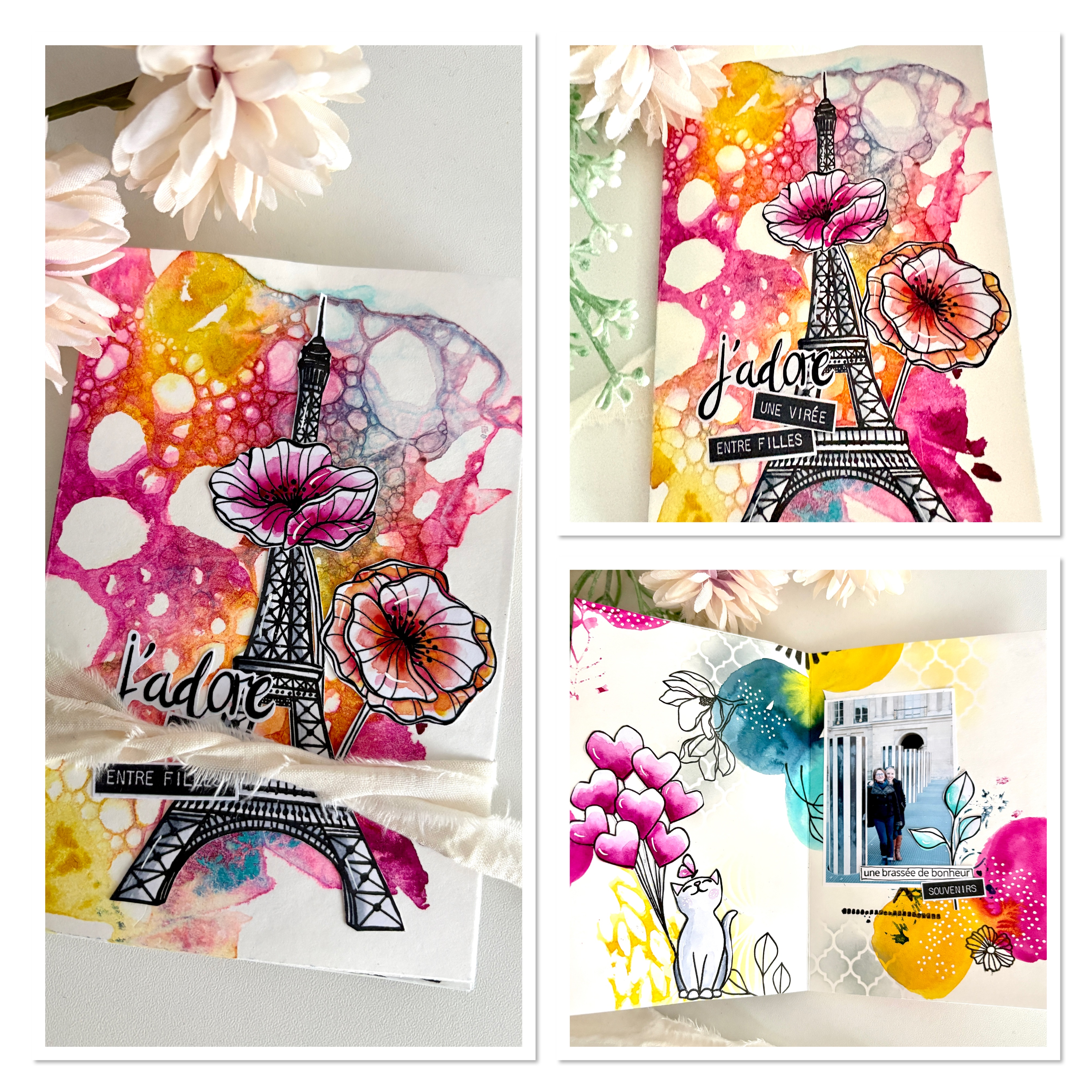 Tutoriel PDF - mini projet "J'adore" du salon Port Marly pour L'encre et l'image