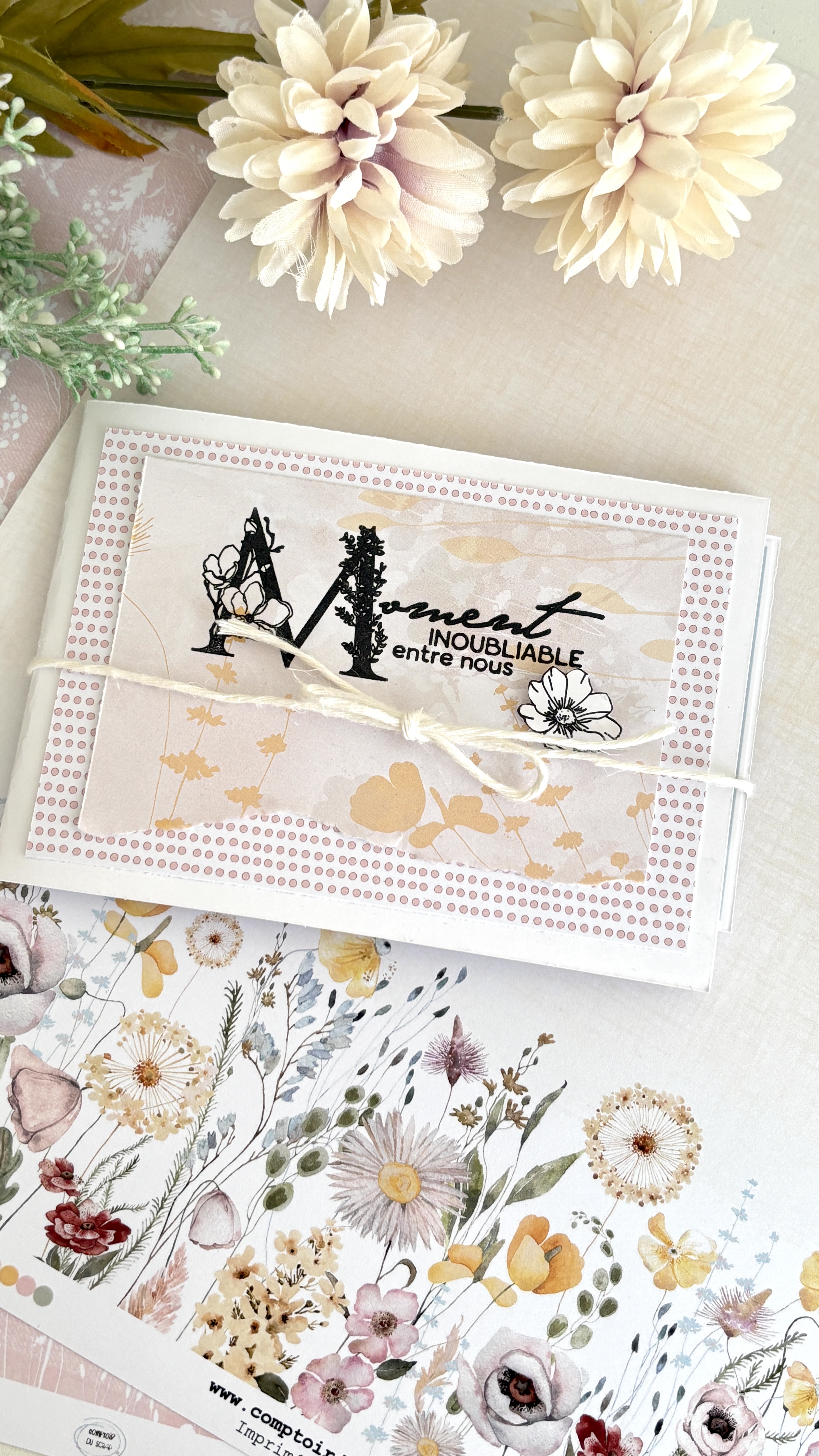 Kit Mini Make and take "Moment inoubliable entre nous"